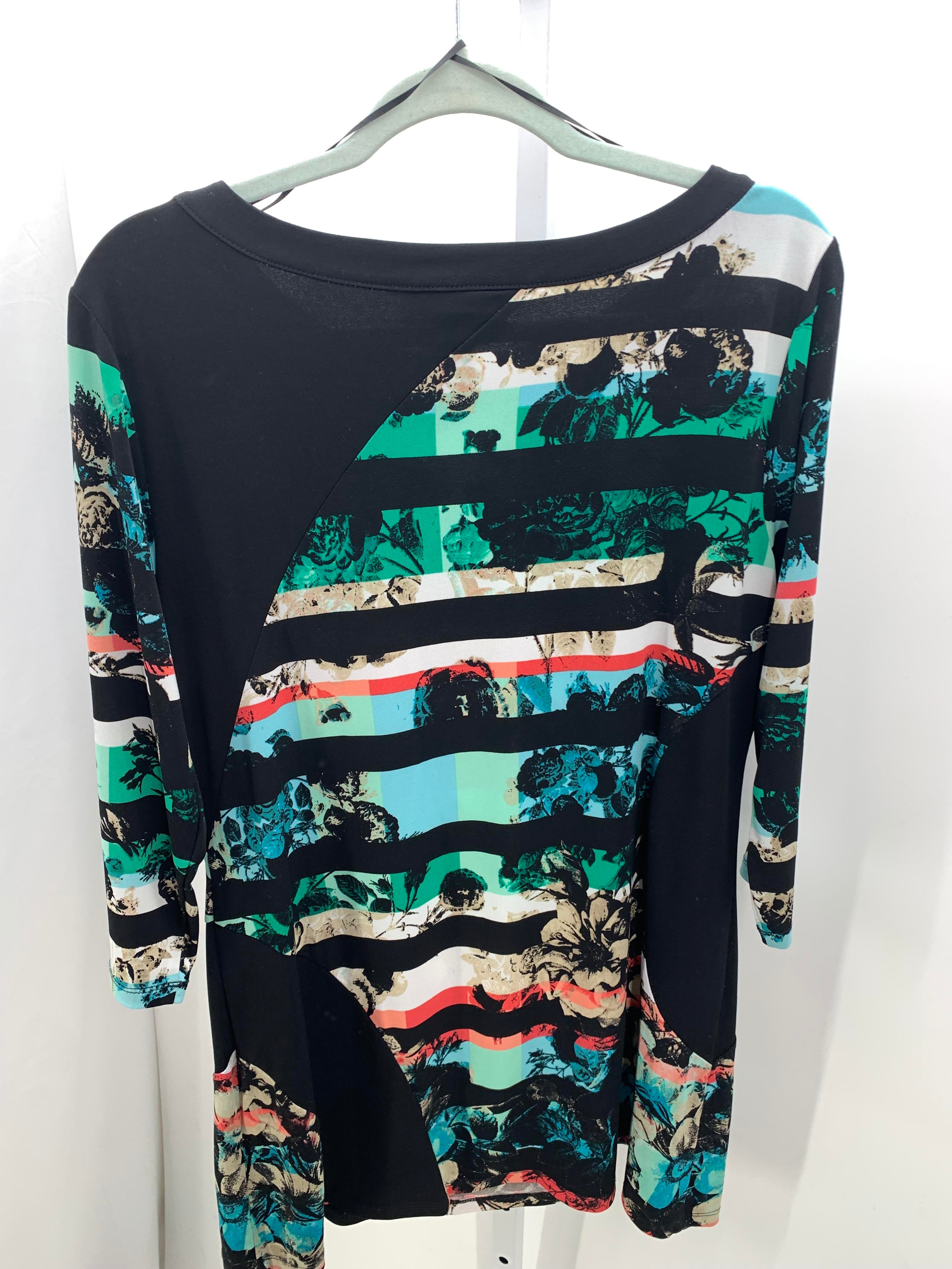 Style & Co. Size Medium Misses 3/4 Sleeve Shirt