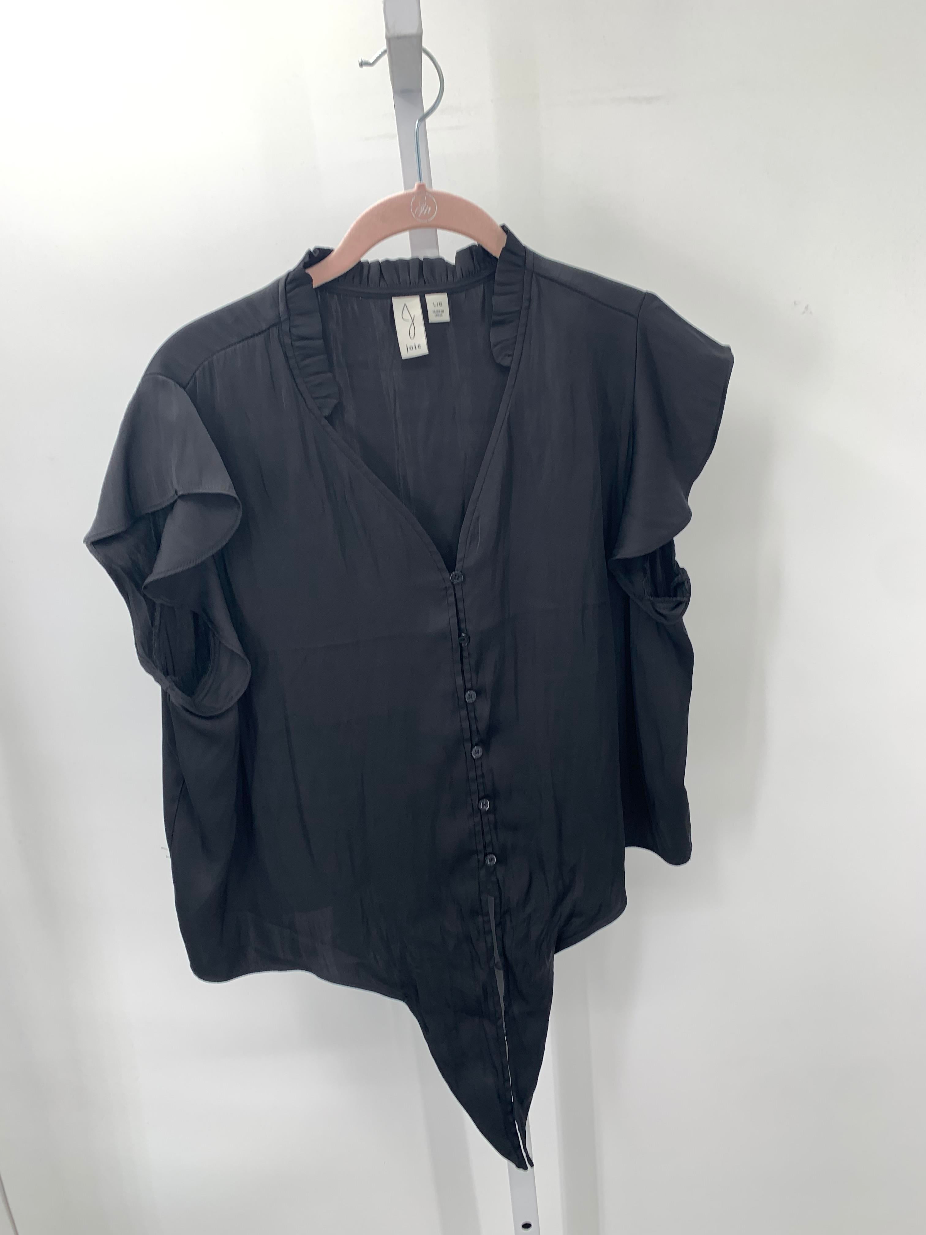 Joie Size Large Misses Short Sleeve Shirt