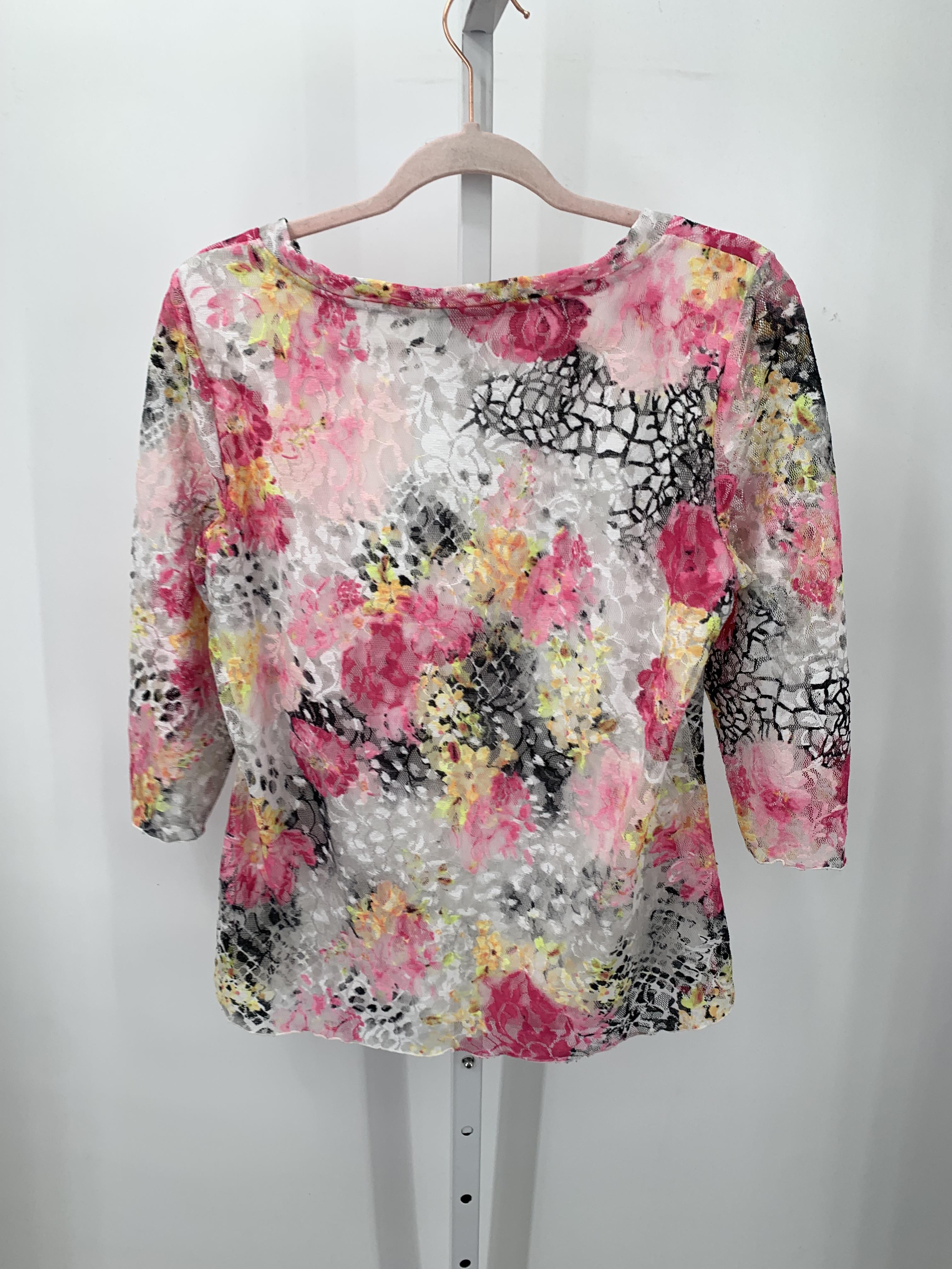 Christopher & Banks Size Medium Misses 3/4 Sleeve Shirt