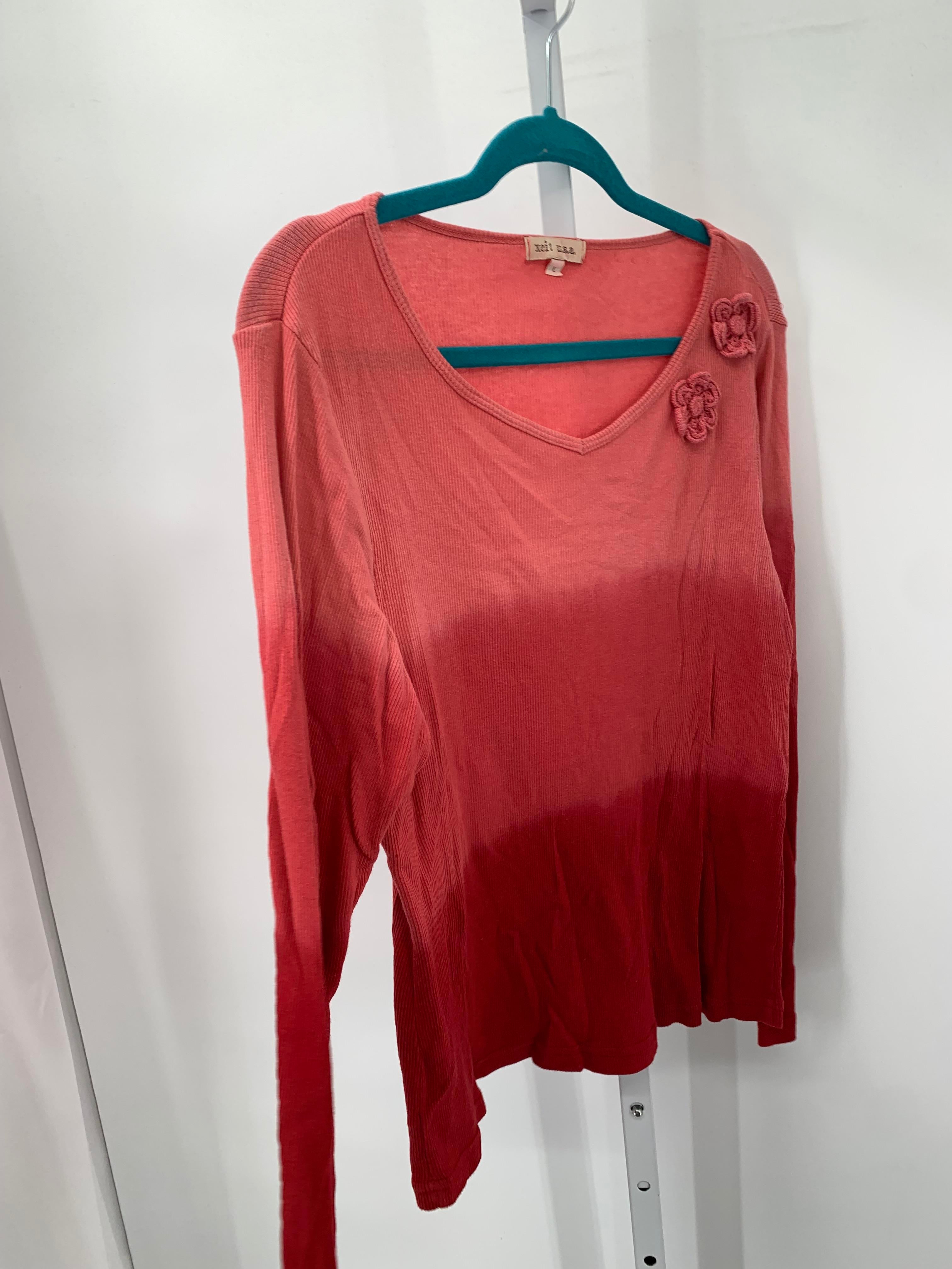 Xcite Size Large Juniors Long Sleeve Shirt