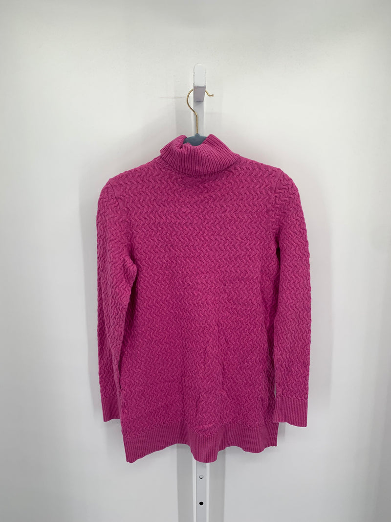 Lands End Size Small Misses Long Slv Sweater