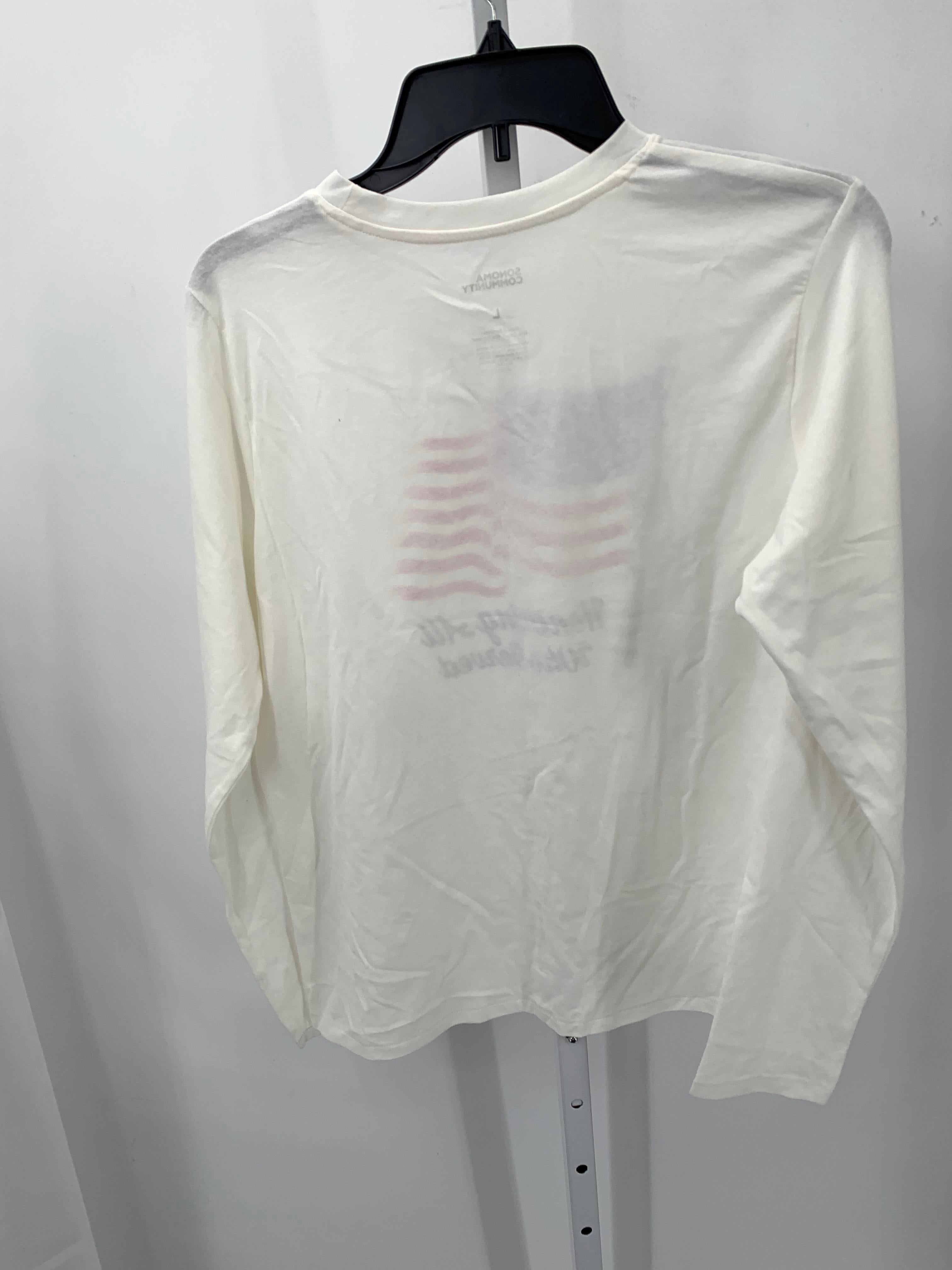 Sonoma Size Large Misses Long Sleeve Shirt