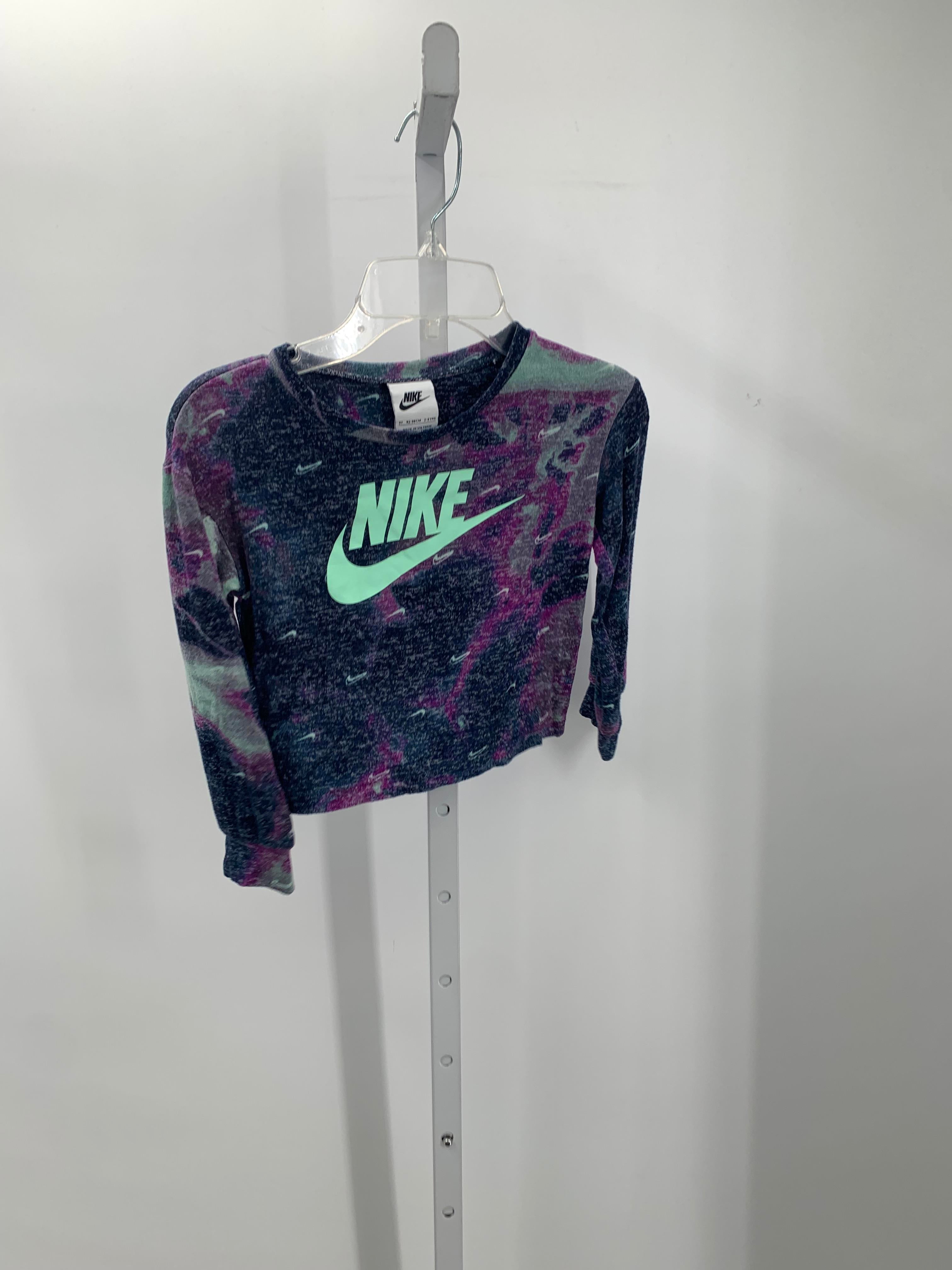 Nike Size 3T Girls Long Sleeve Shirt