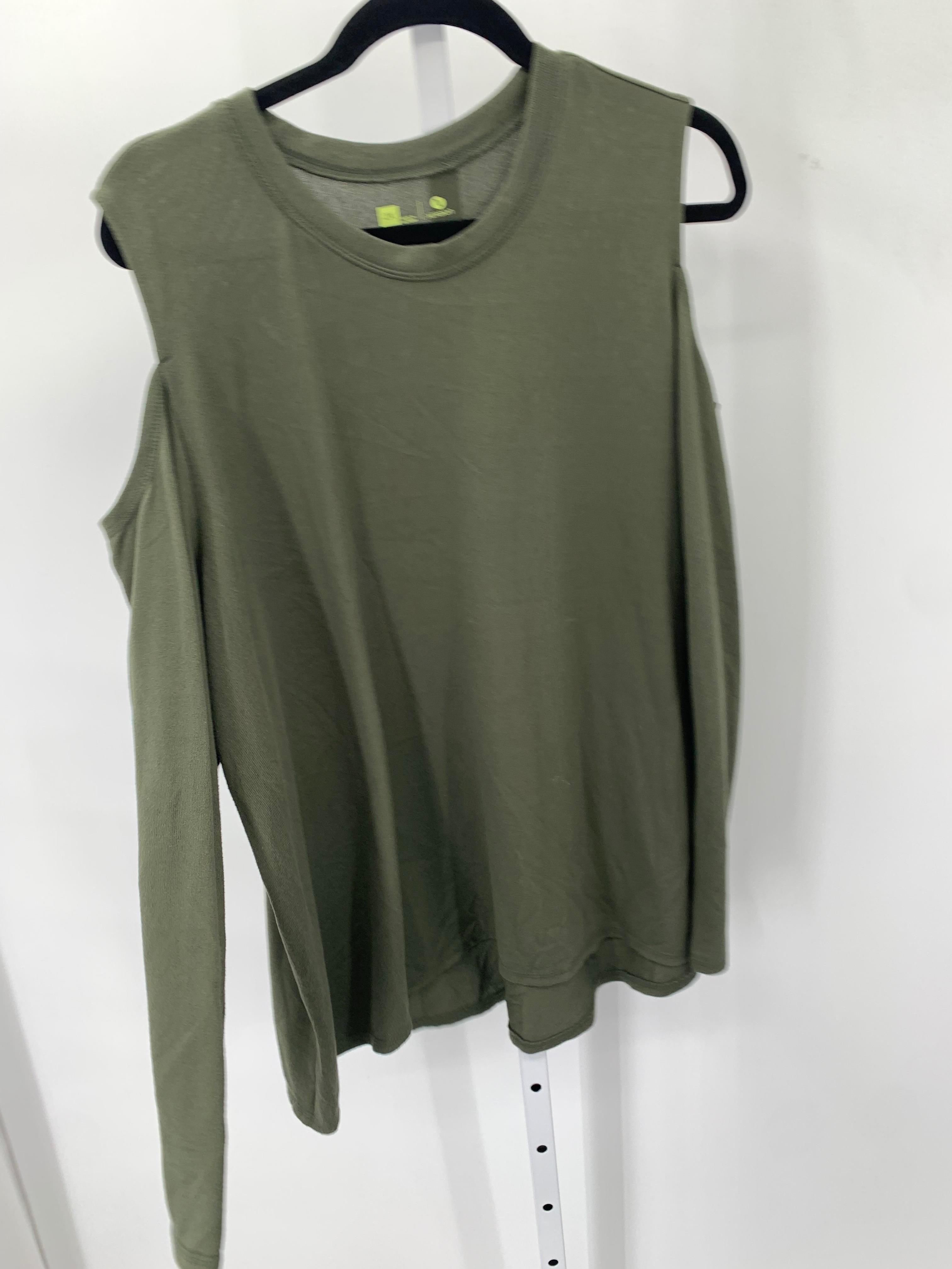 Xersion Size 2X Womens Long Sleeve Shirt