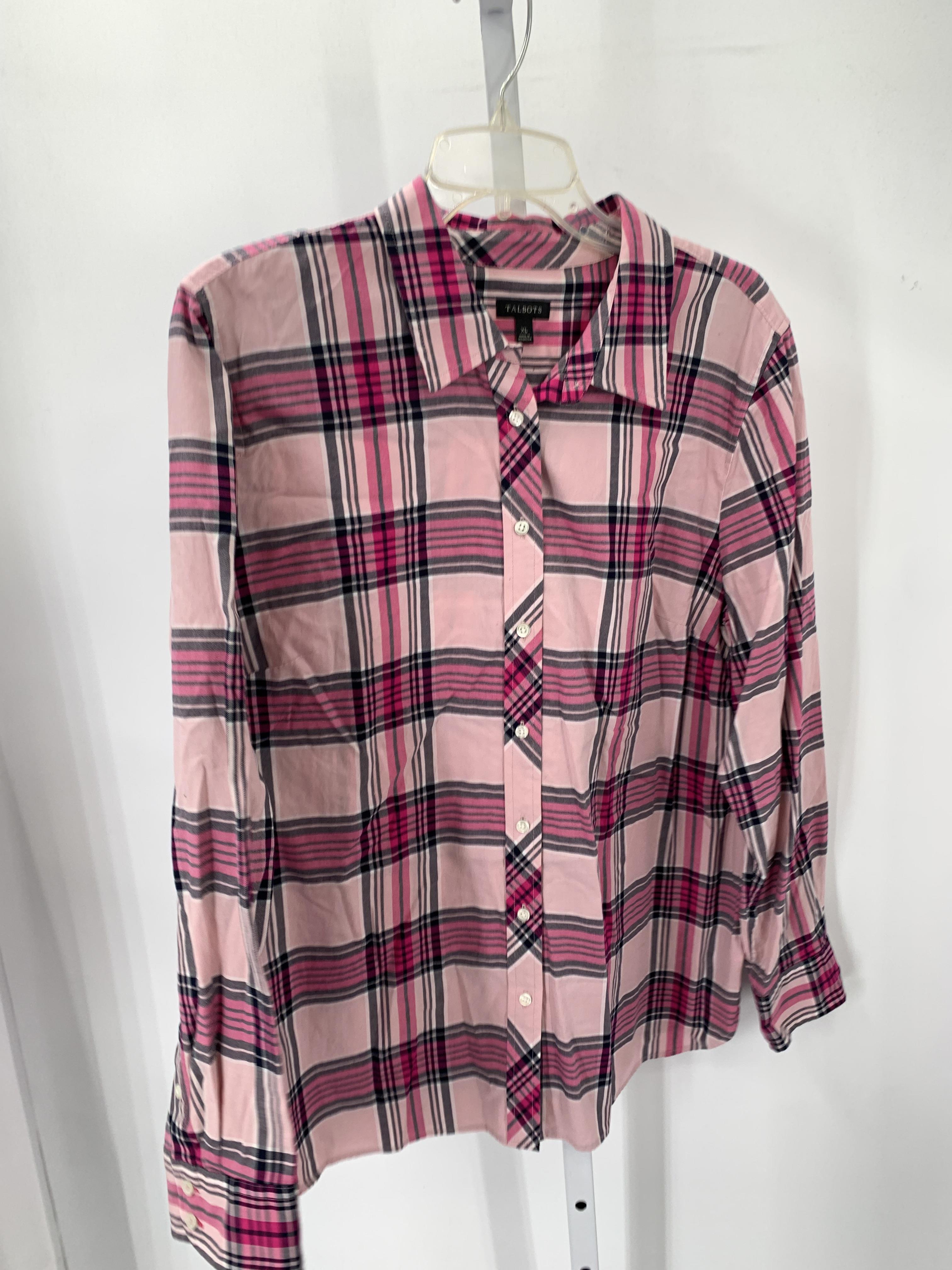 Talbots Size Extra Large Misses Long Sleeve Shirt