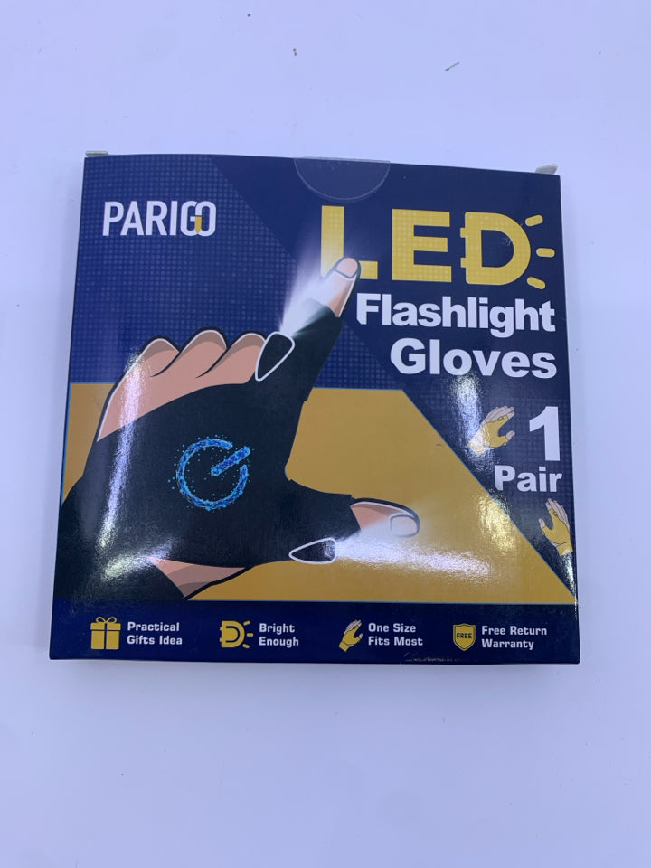NIB FLASHLIGHT GLOVES.