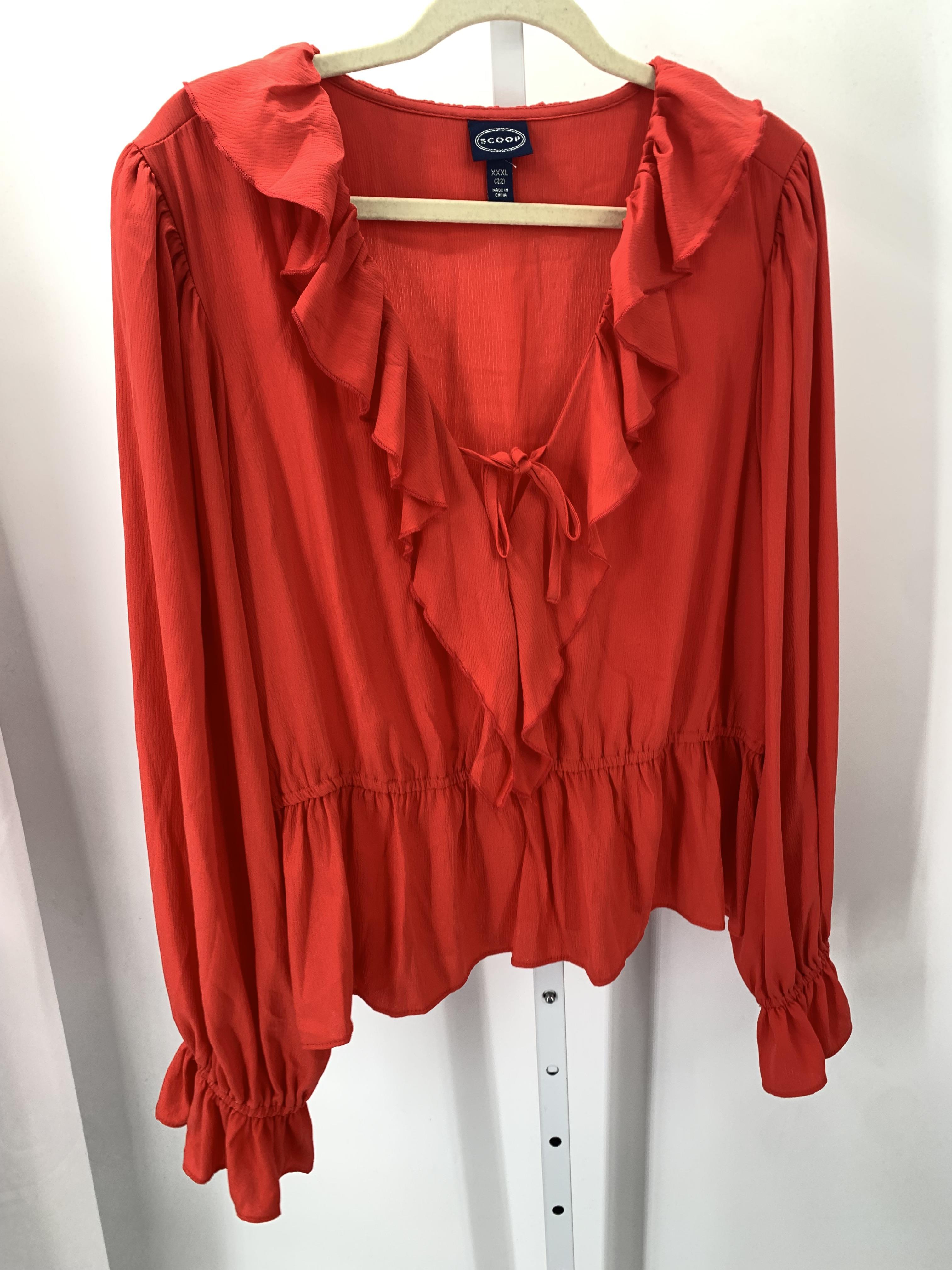 Scooby-Doo Size XXXL Misses Long Sleeve Shirt