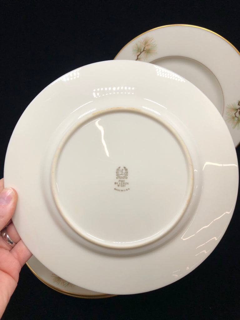 20PC PINECONE DISH SET - LENOX - SRV FOR 4.