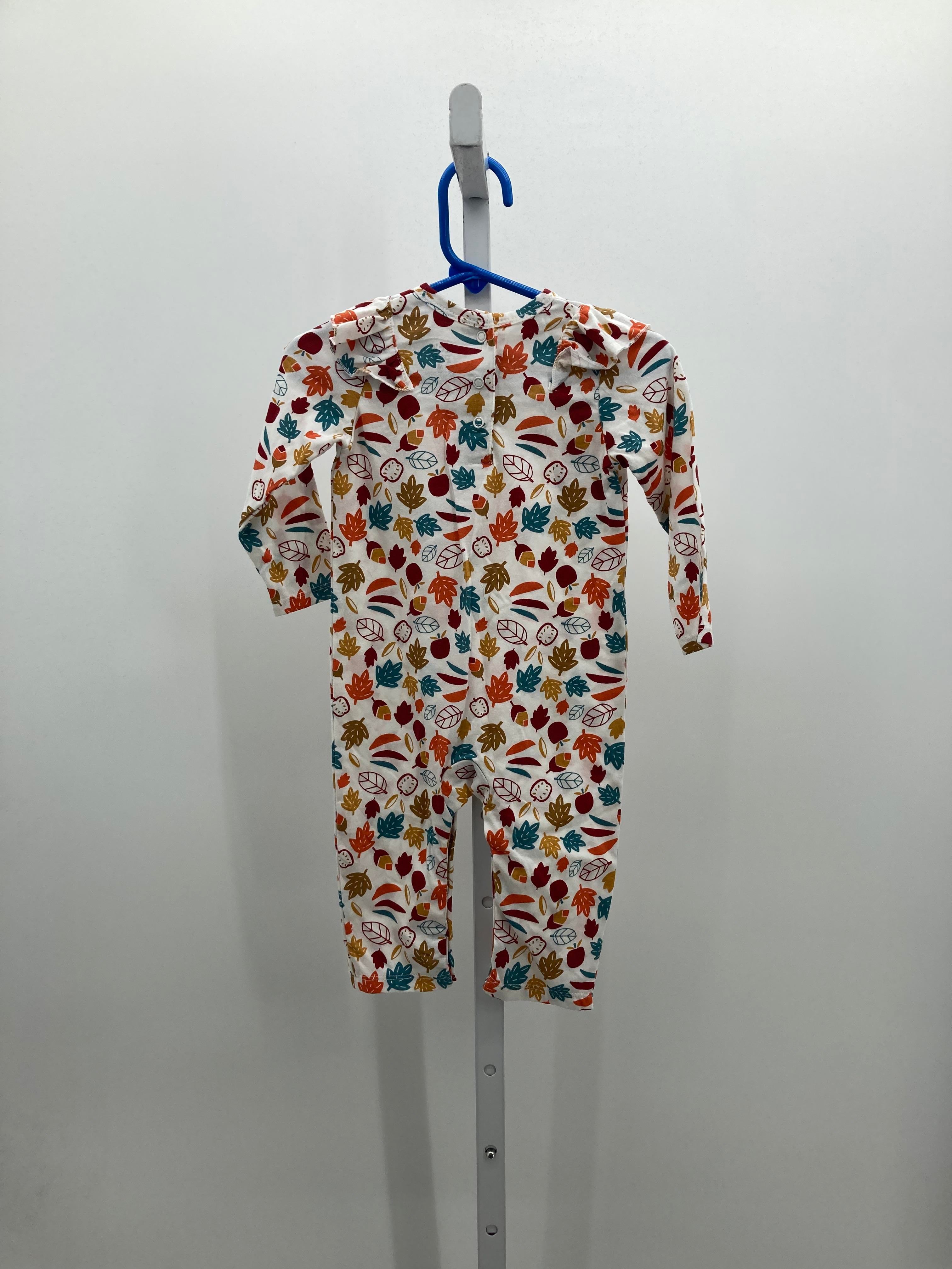 Chick Pea Size 6-9 mon Girls Long Slv. Romper