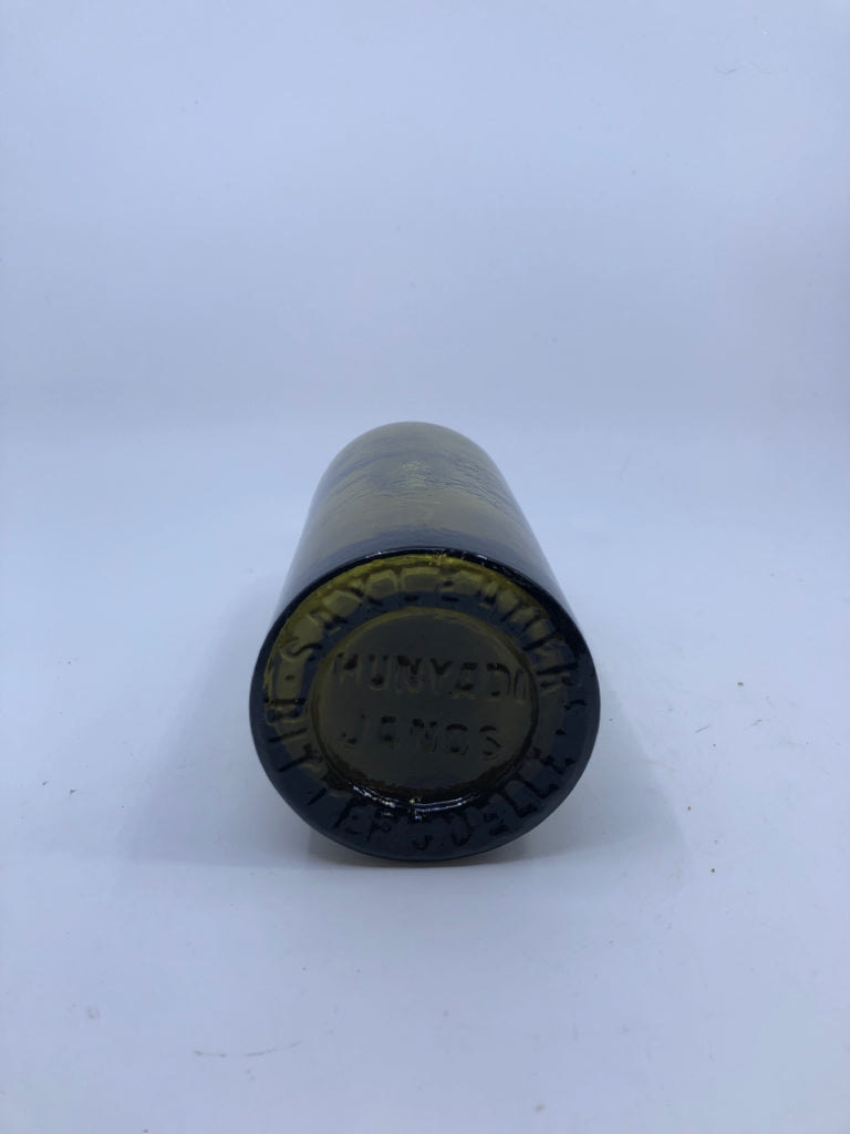 VTG GREEN GLASS BOTTLE.