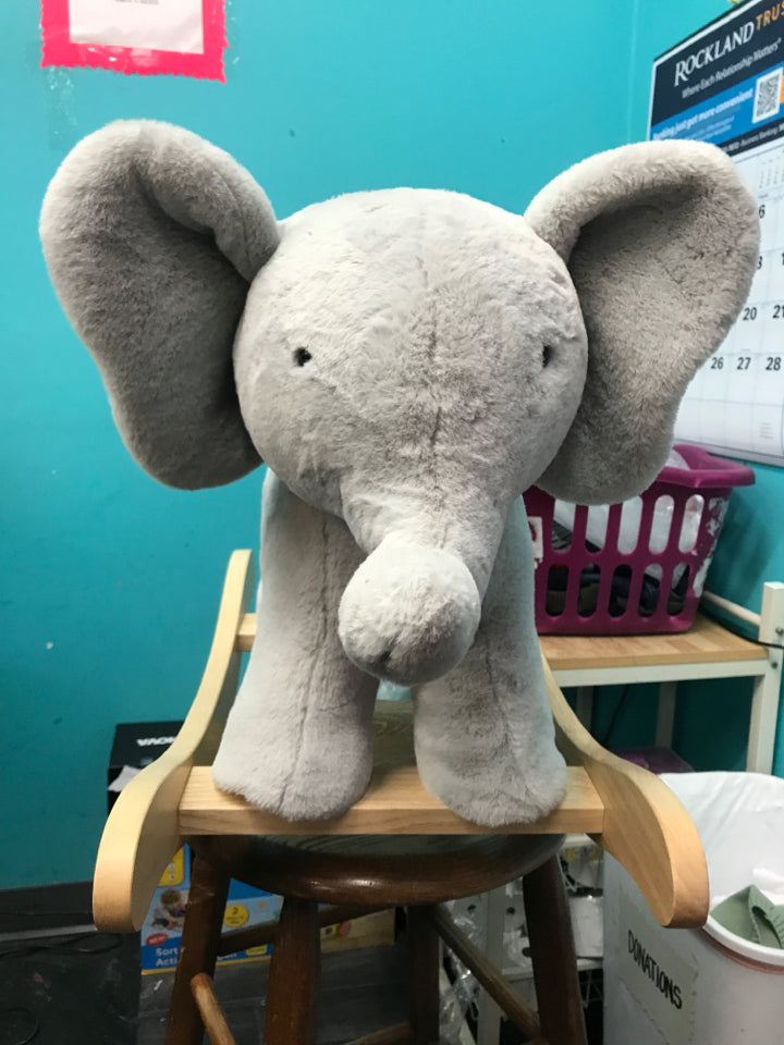 Elephant Critter Plush Nursery Rocker