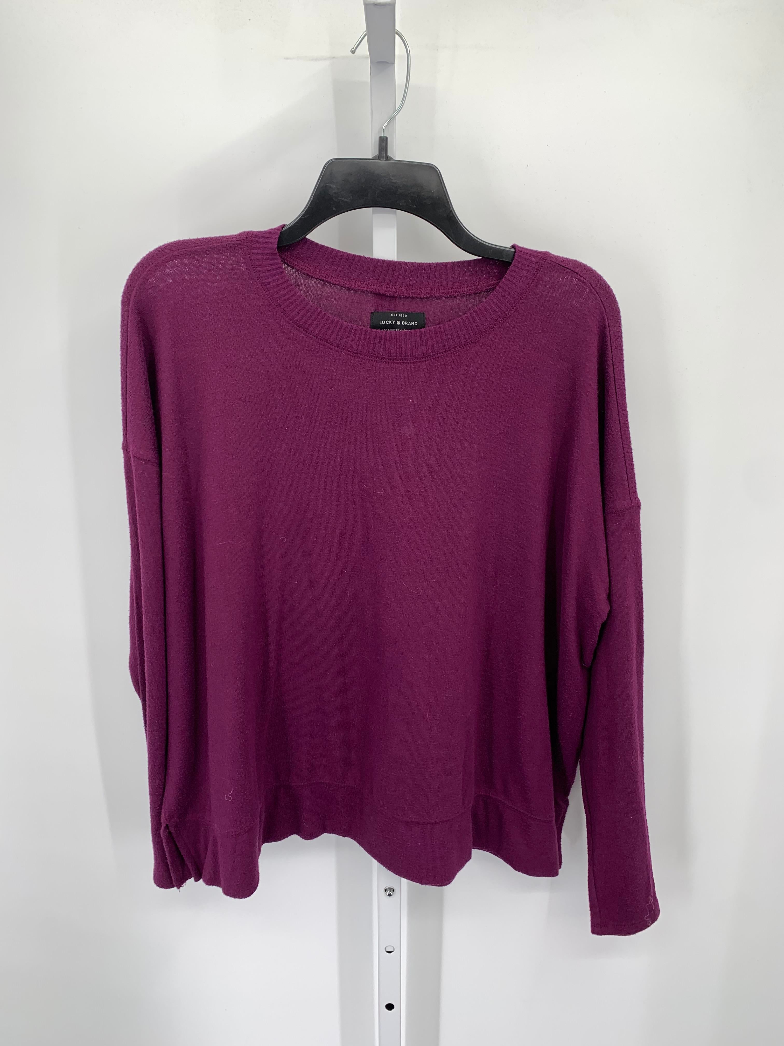 Lucky Brand Size Large Misses Long Sleeve Shirt