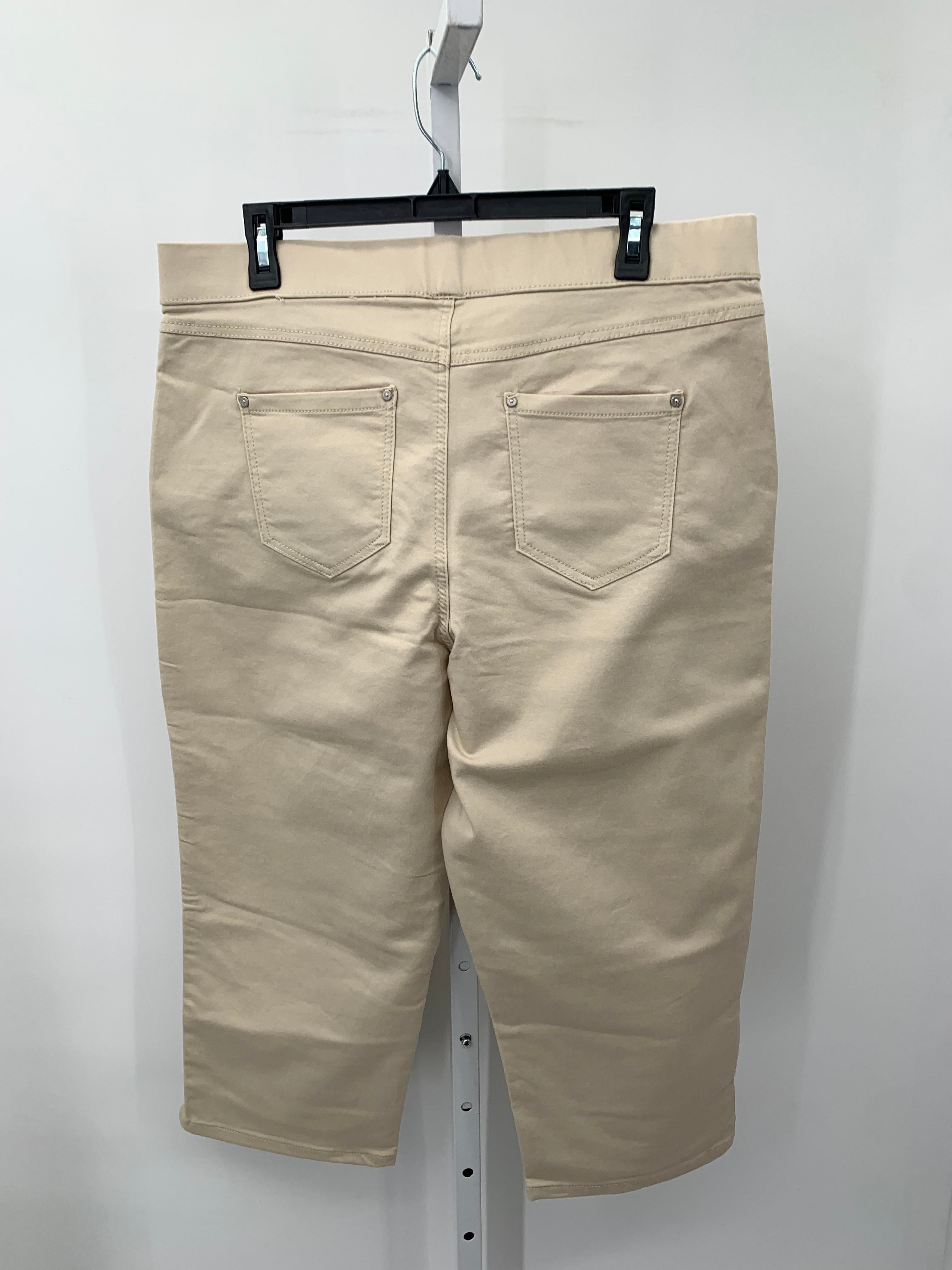 Khakis & Co Size 14 Misses Capri Pants