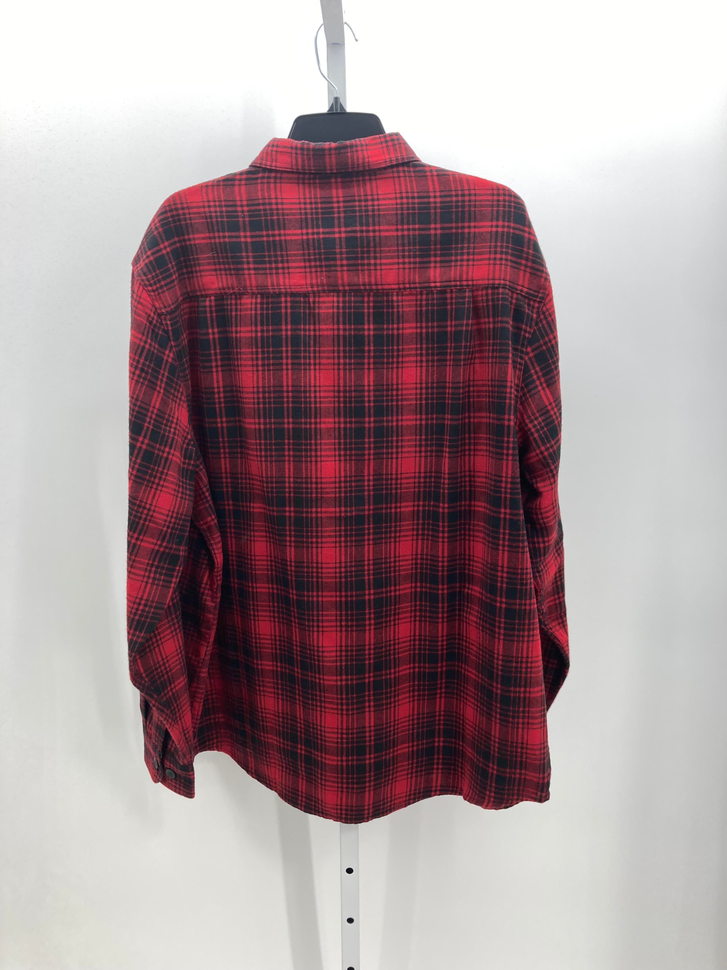 NEW BLACK PLAID BTN DOWN
