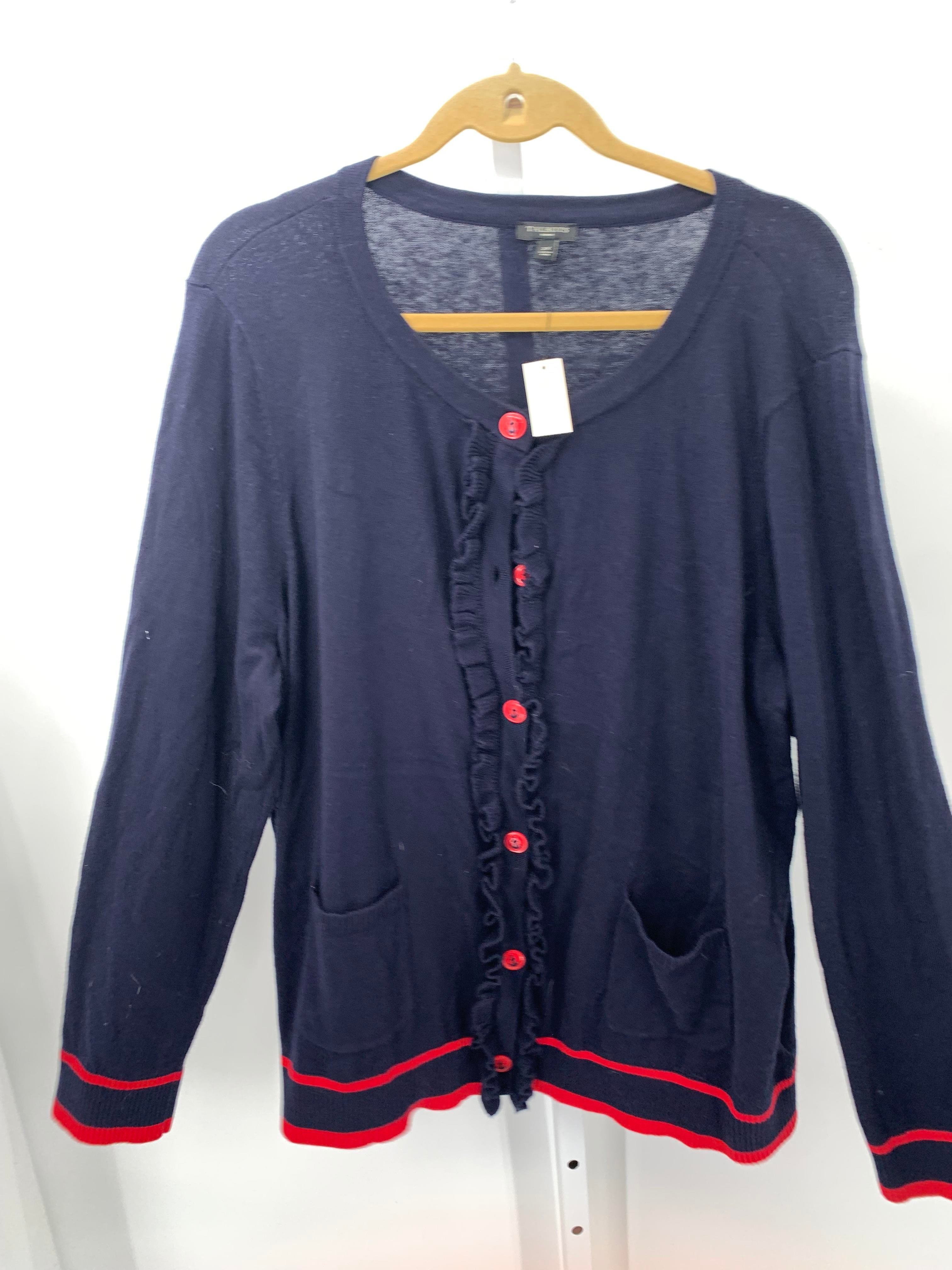 Talbots Size 2X Womens Long Slv Sweater