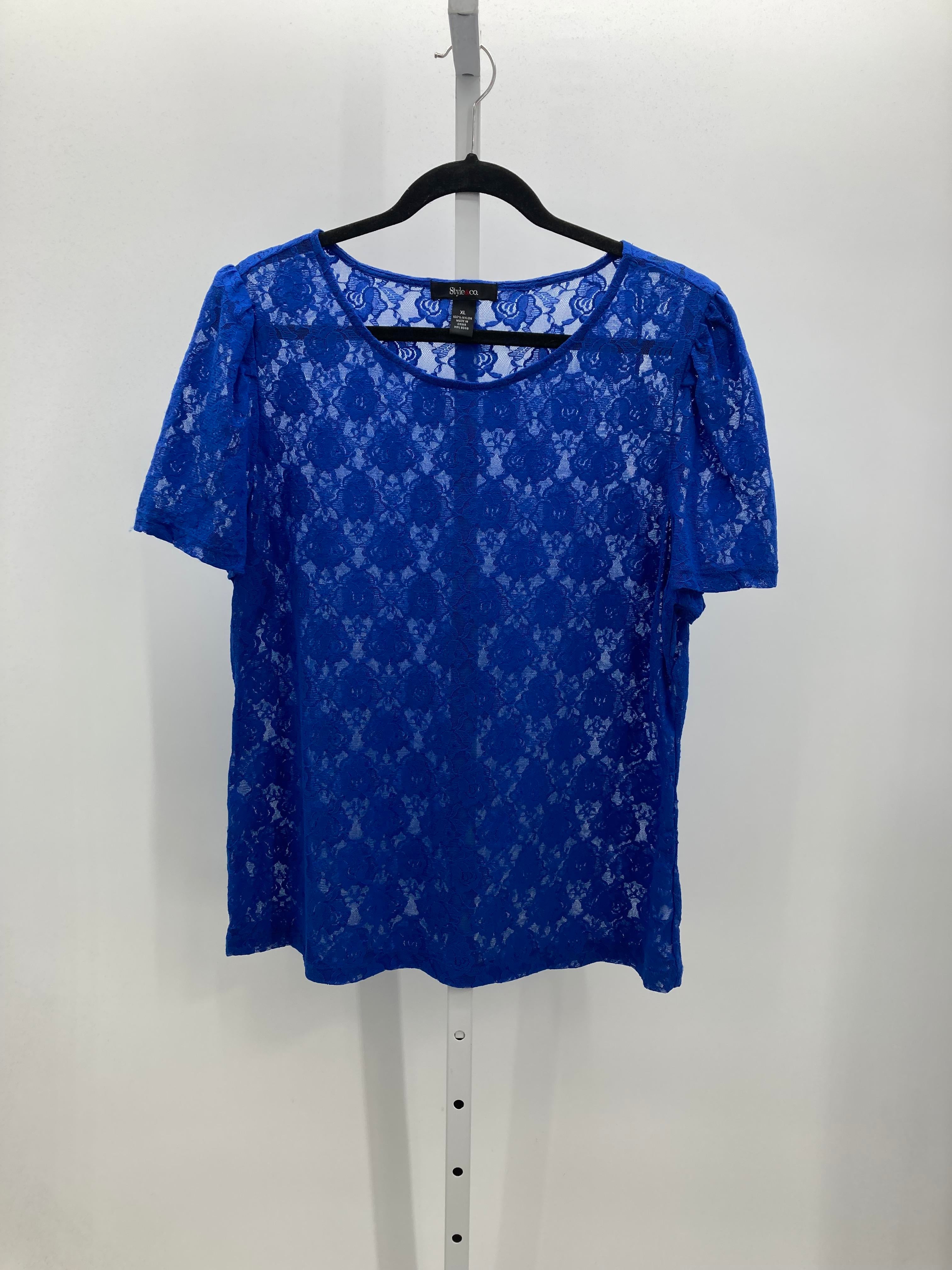 Style & Co. Size Extra Large Misses Short Sleeve Shirt