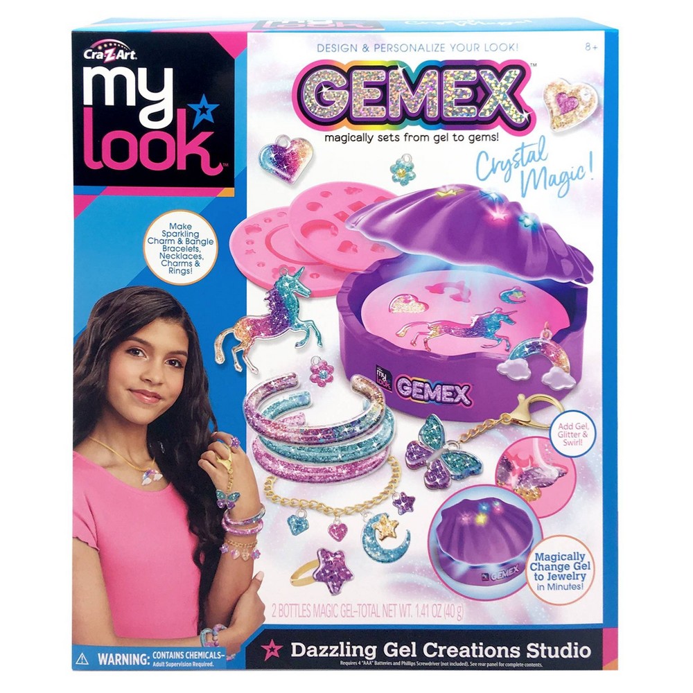 MY LOOK Gemex Dazzling Gel Creations Studio Craft Activity Kit -