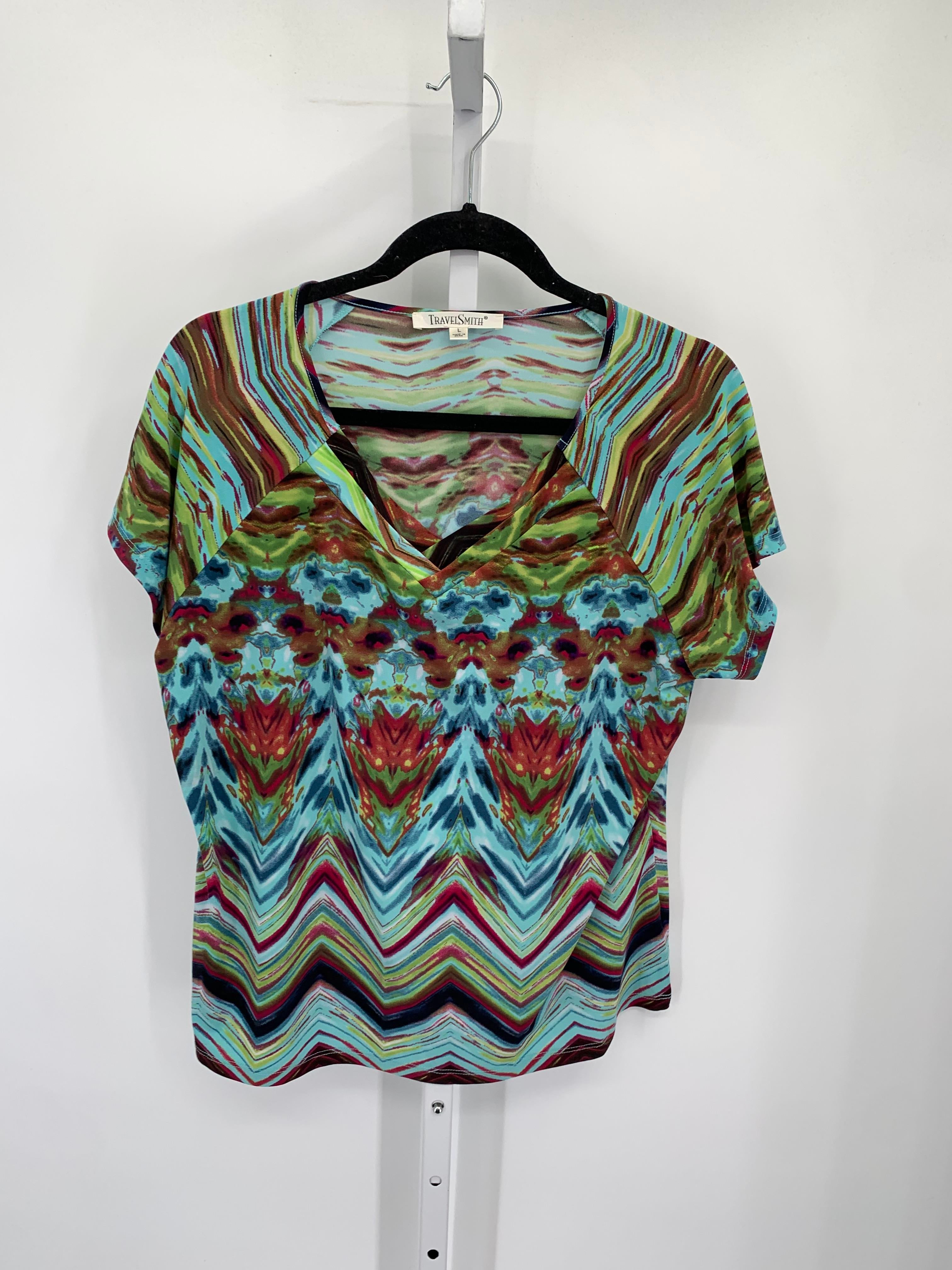 TravelSmith Size Large Misses Short Sleeve Shirt