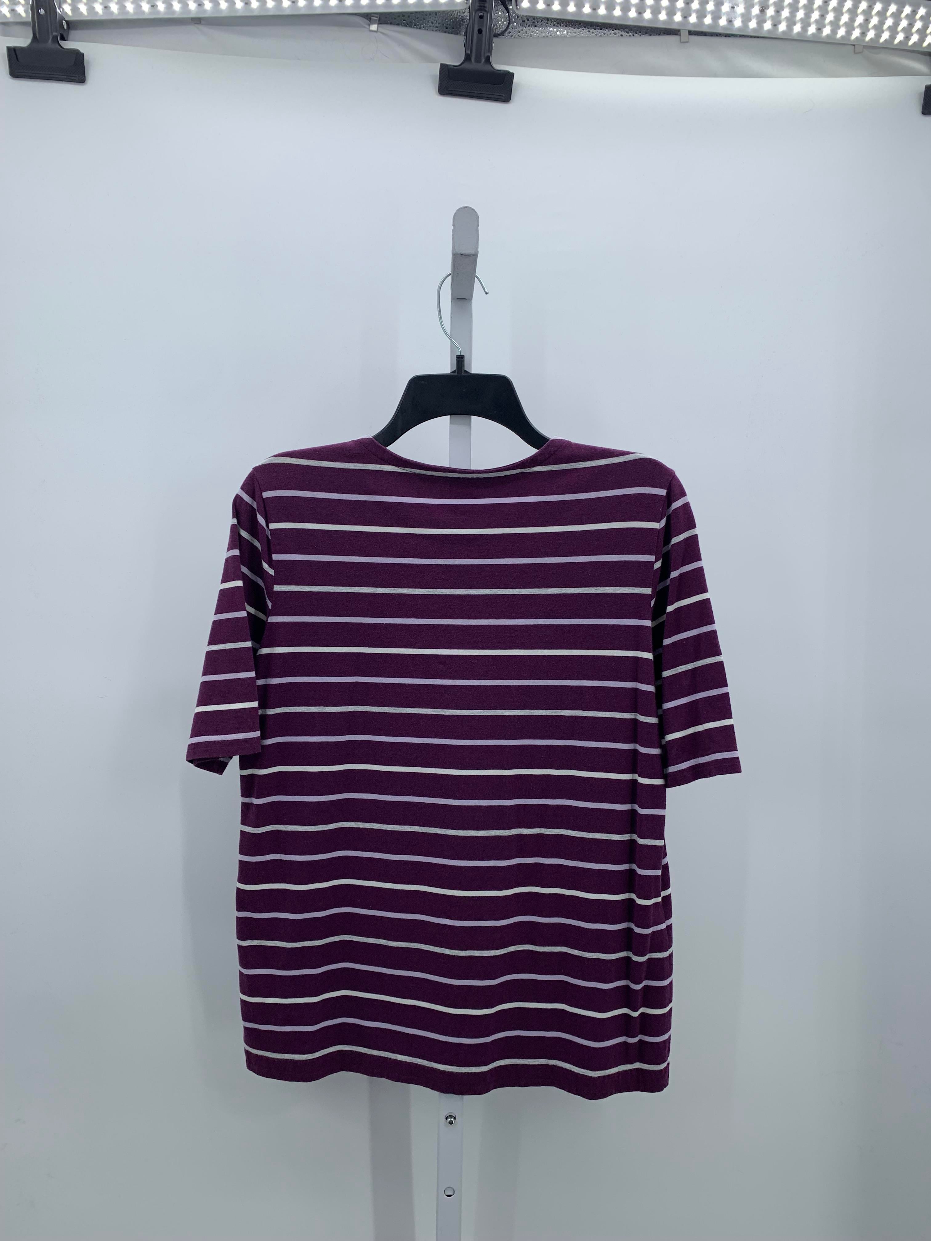 Lands End Size Small Misses Short Sleeve Shirt