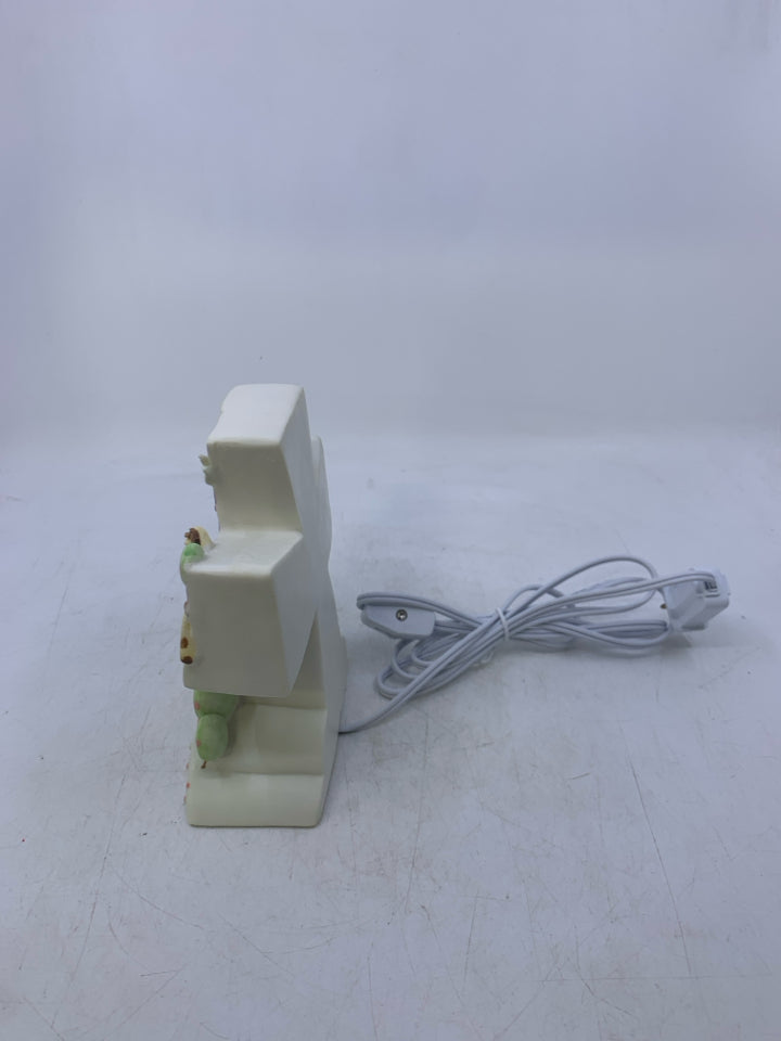 RESIN CROSS W/ ANIMALS BIBLE VERSE.