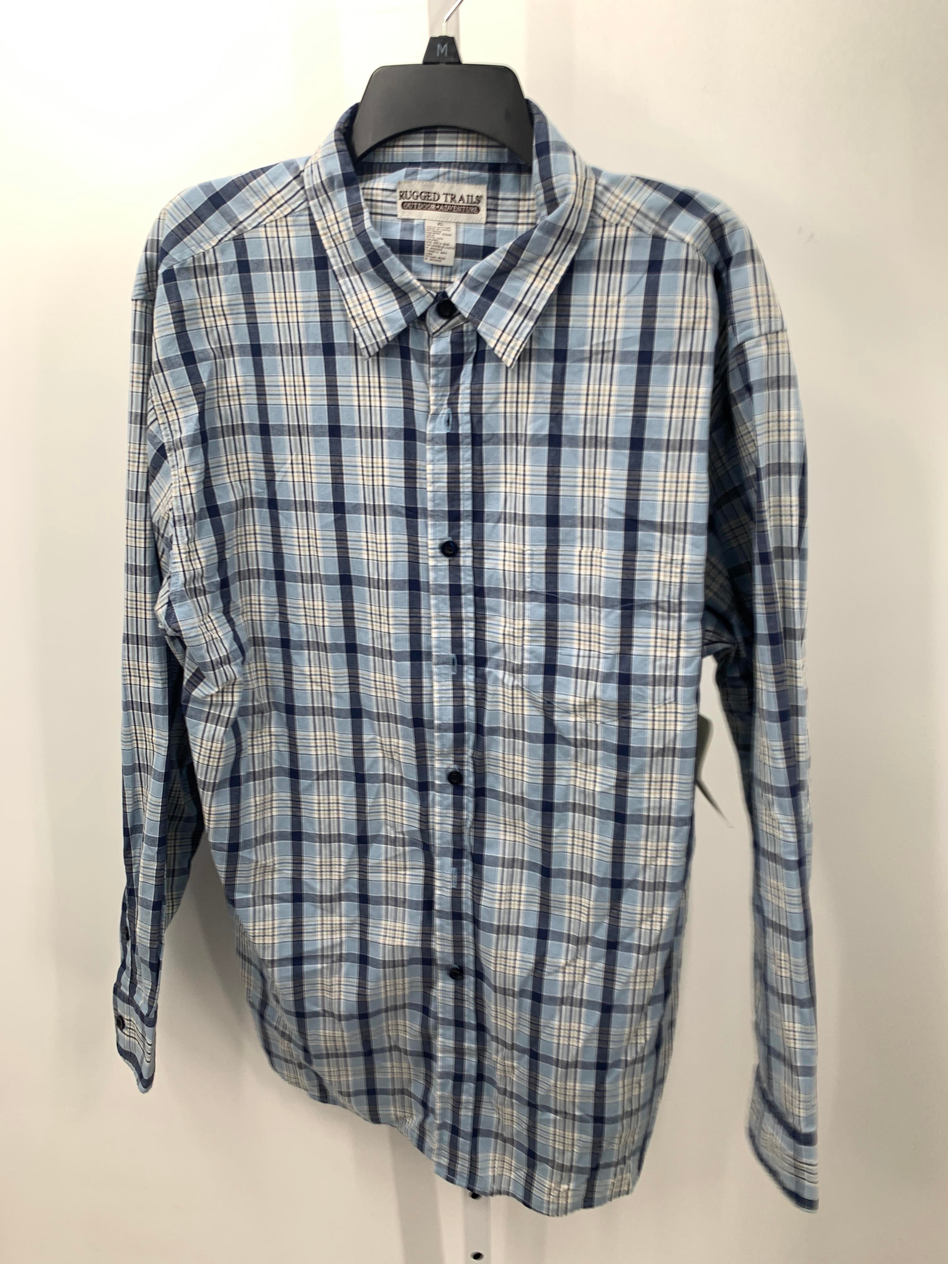 NEW PLAID BTN DOWN