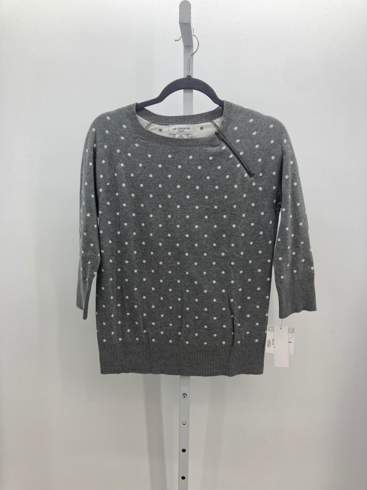 Liz Claiborne Size Medium Petite Petite 3/4 Sleeve Sweater