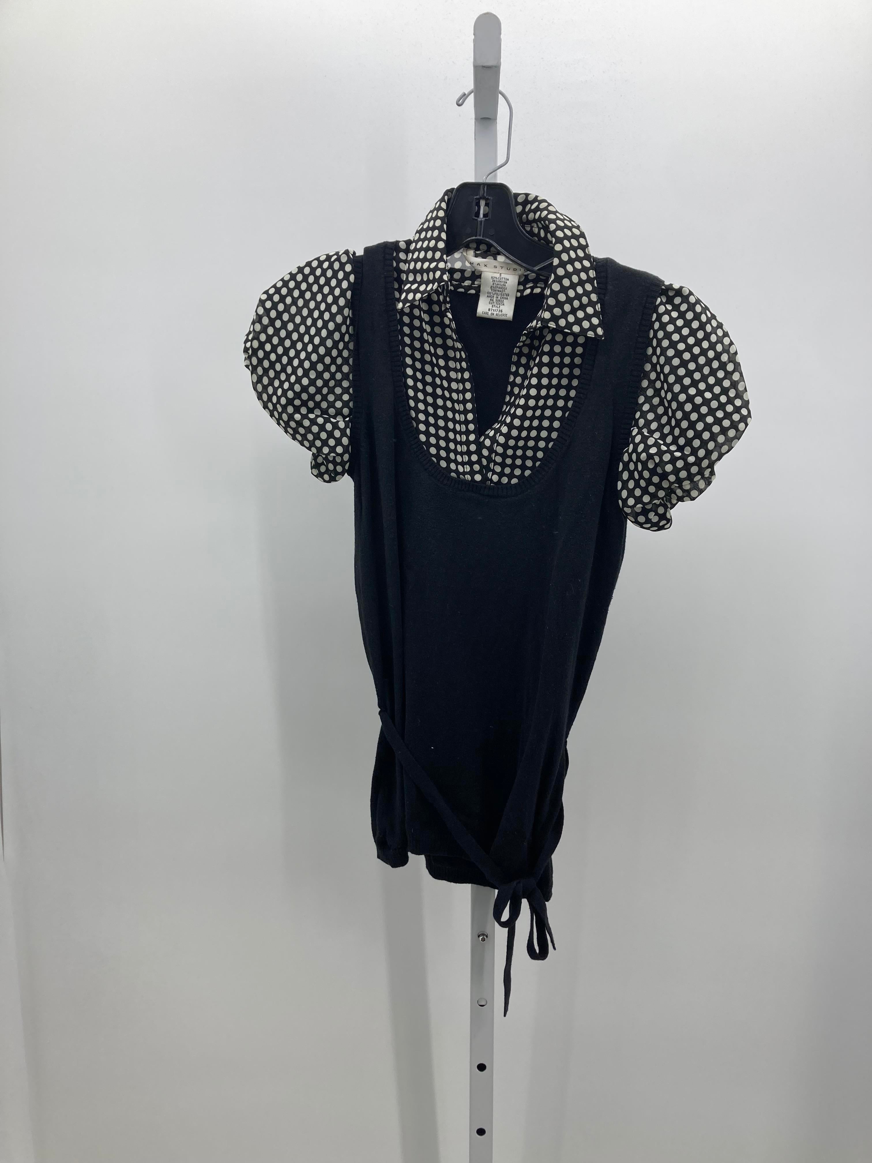 Max Studio Size Small Misses Short Slv Sweater