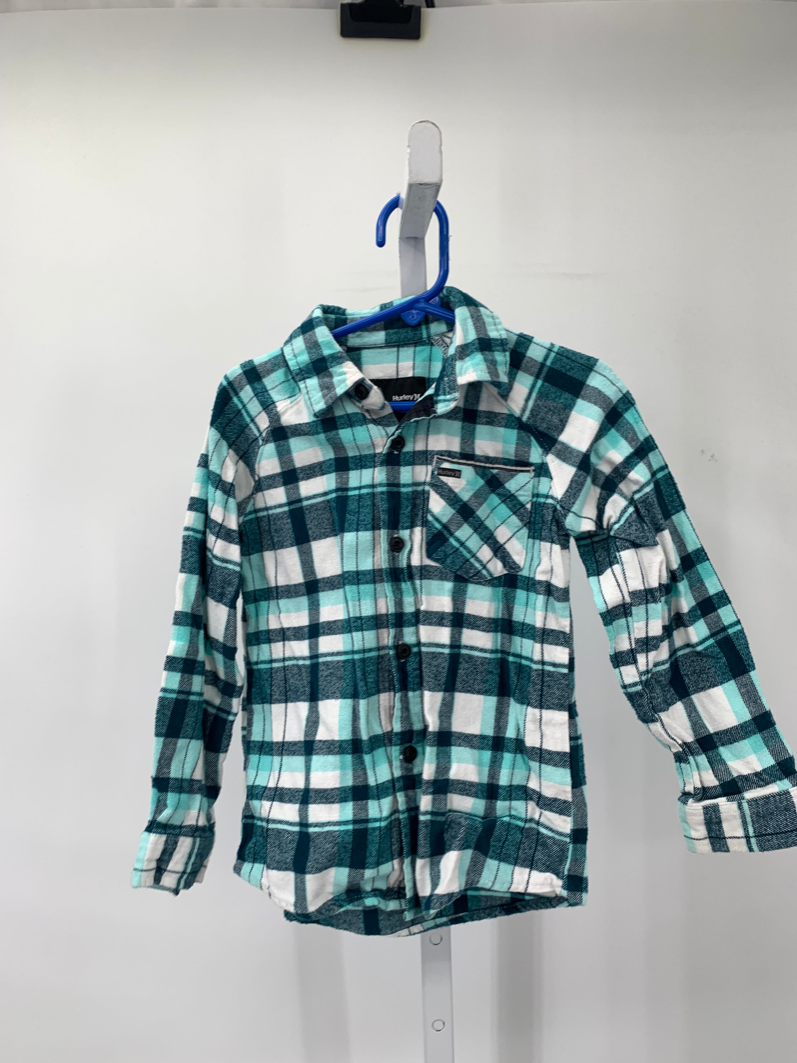 PLAID BTN DOWN
