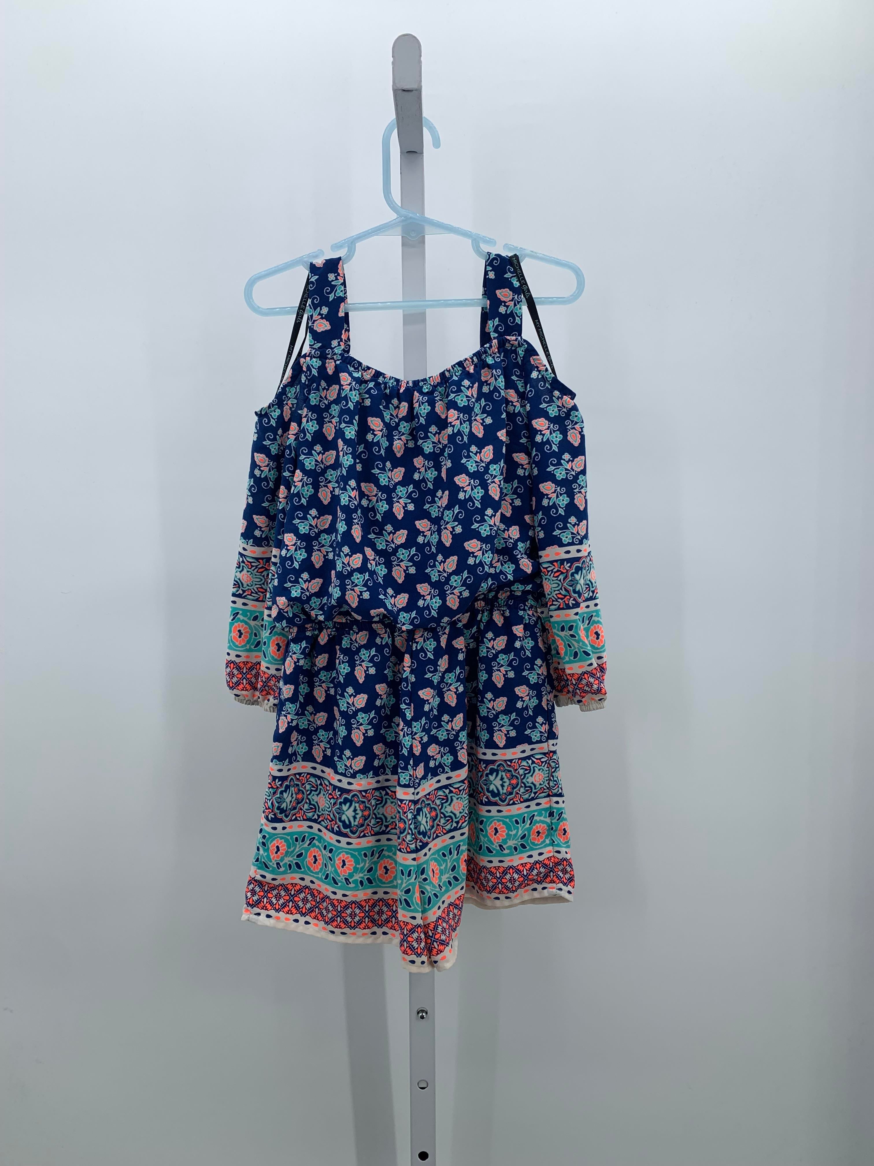 My Michelle Size 6-7 Girls Long Slv. Romper