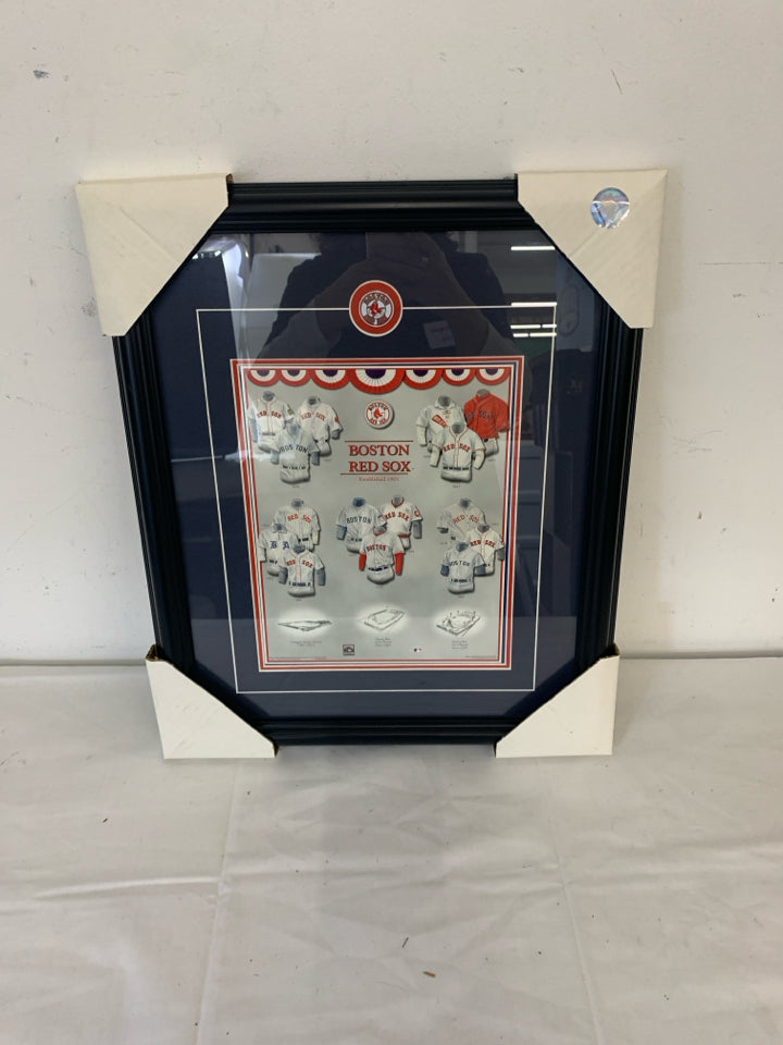 BOSTON RED SOX FRAMED PRINT.