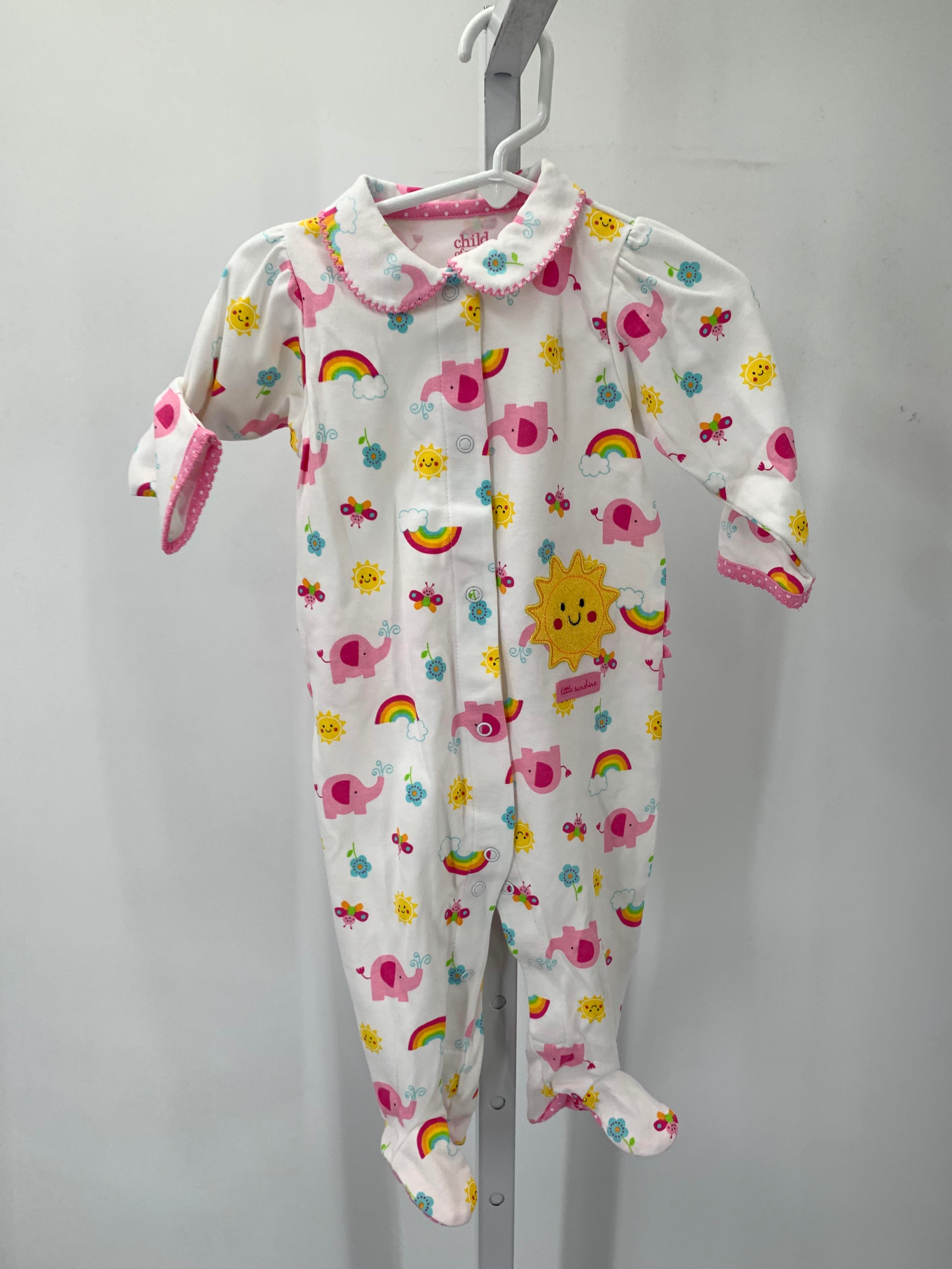 Child of Mine Size 6-9 mon Girls Long Slv. Romper