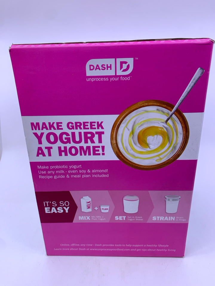 NIB DASH GREEK YOGURT MAKER.
