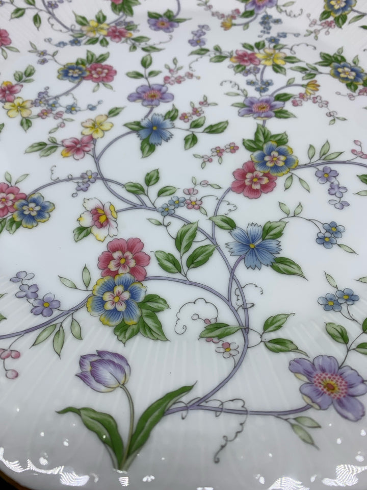 CORONA FLORAL SERVING PLATTER.