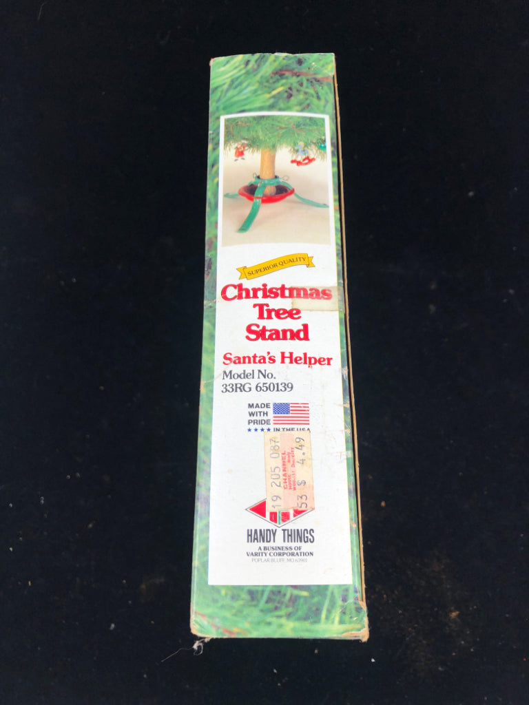 NIB CHRISTMAS TREE STAND.