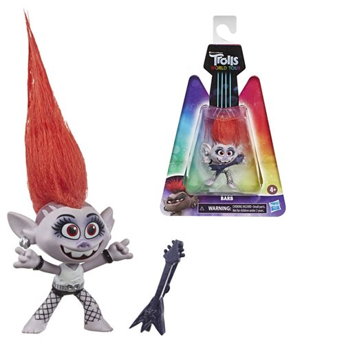 Trolls TRS WORLD TOUR BARB Action Figure  Plastic -