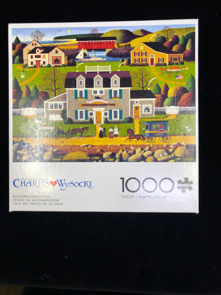 NIB MOONMEADOW COVE- CHARLES WYSOCKI PUZZLE.