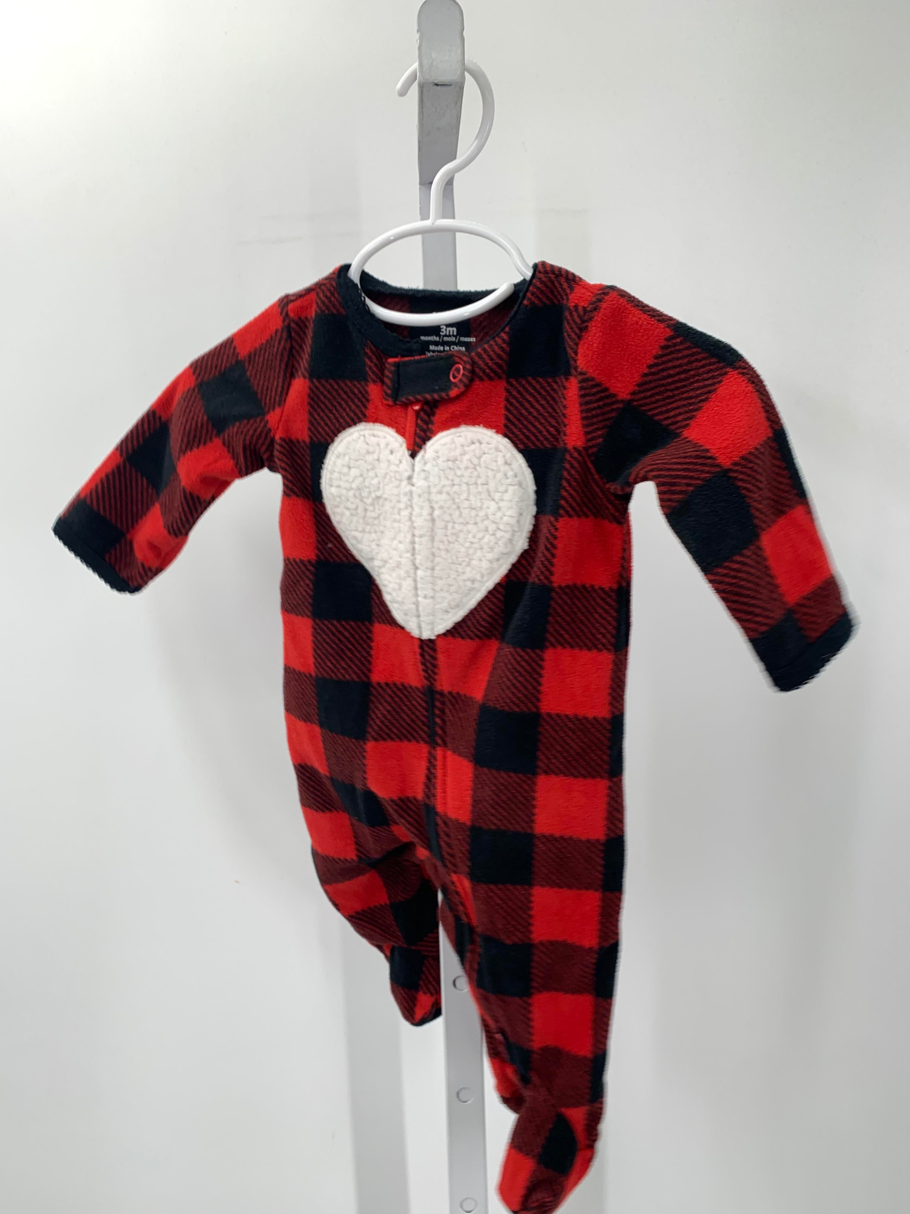 Carters Size 3 Months Girls Long Slv. Romper