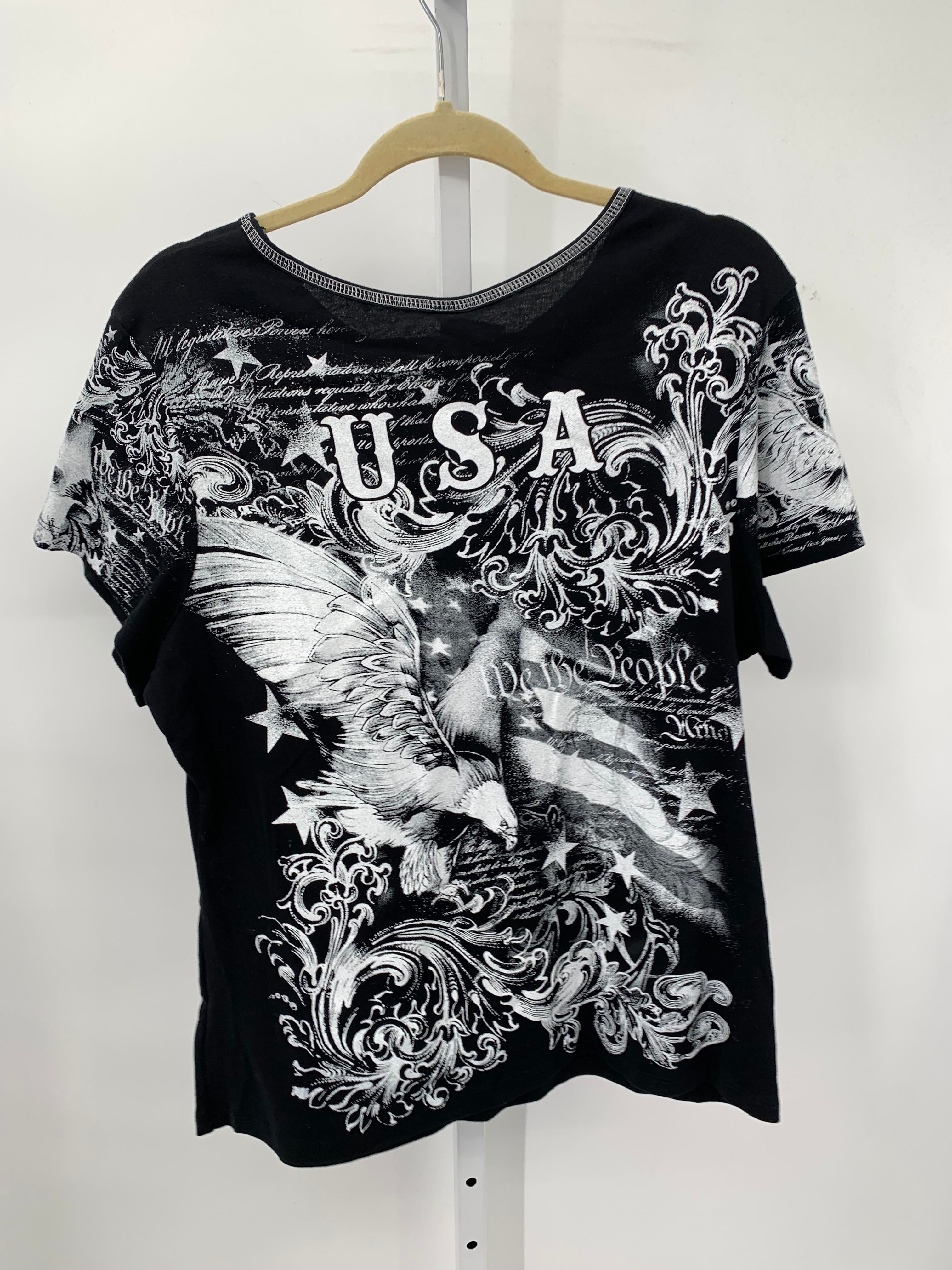 Size XXL Misses Short Sleeve Shirt