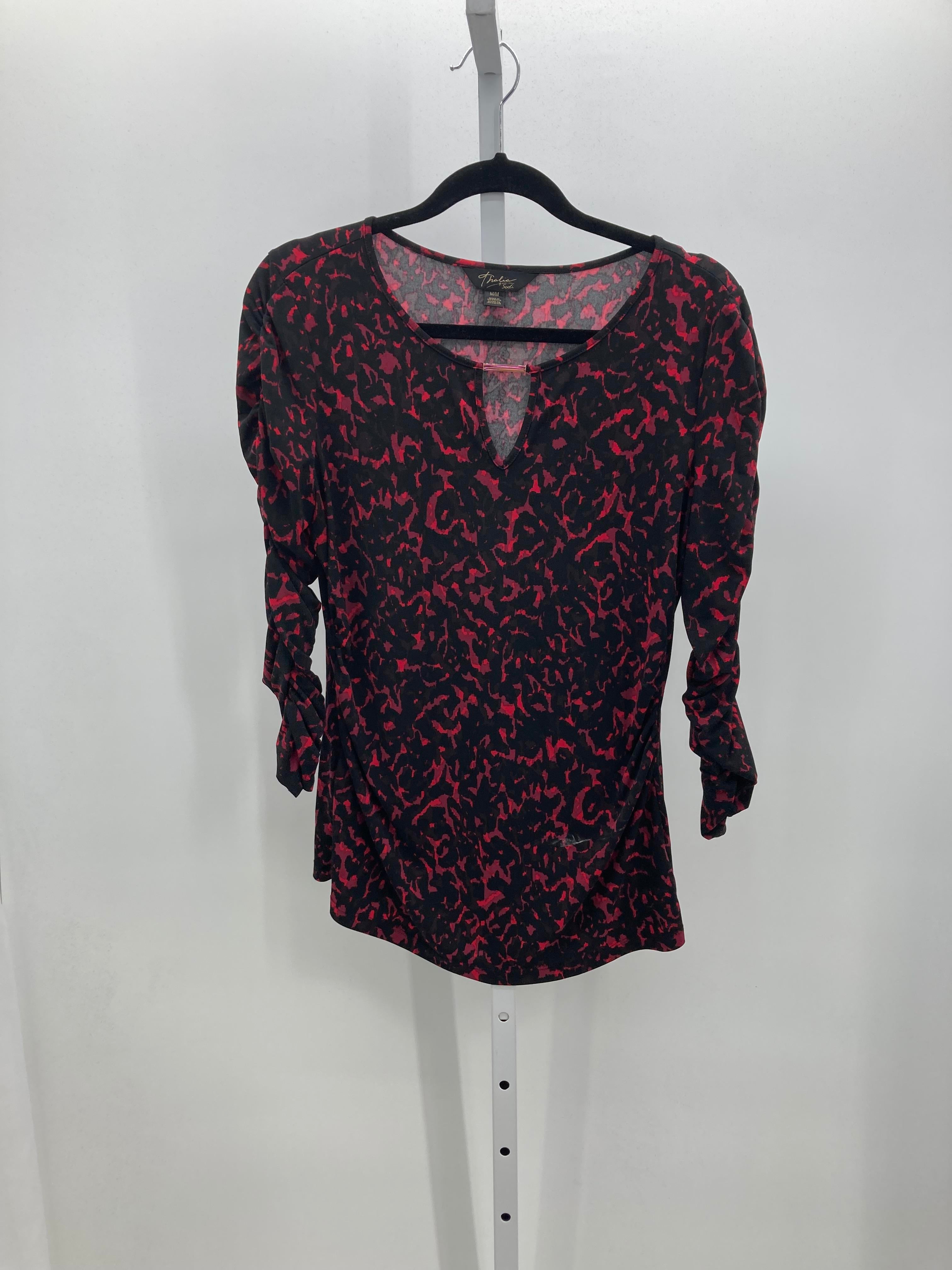 Thalia Sodi Size Medium Misses 3/4 Sleeve Shirt