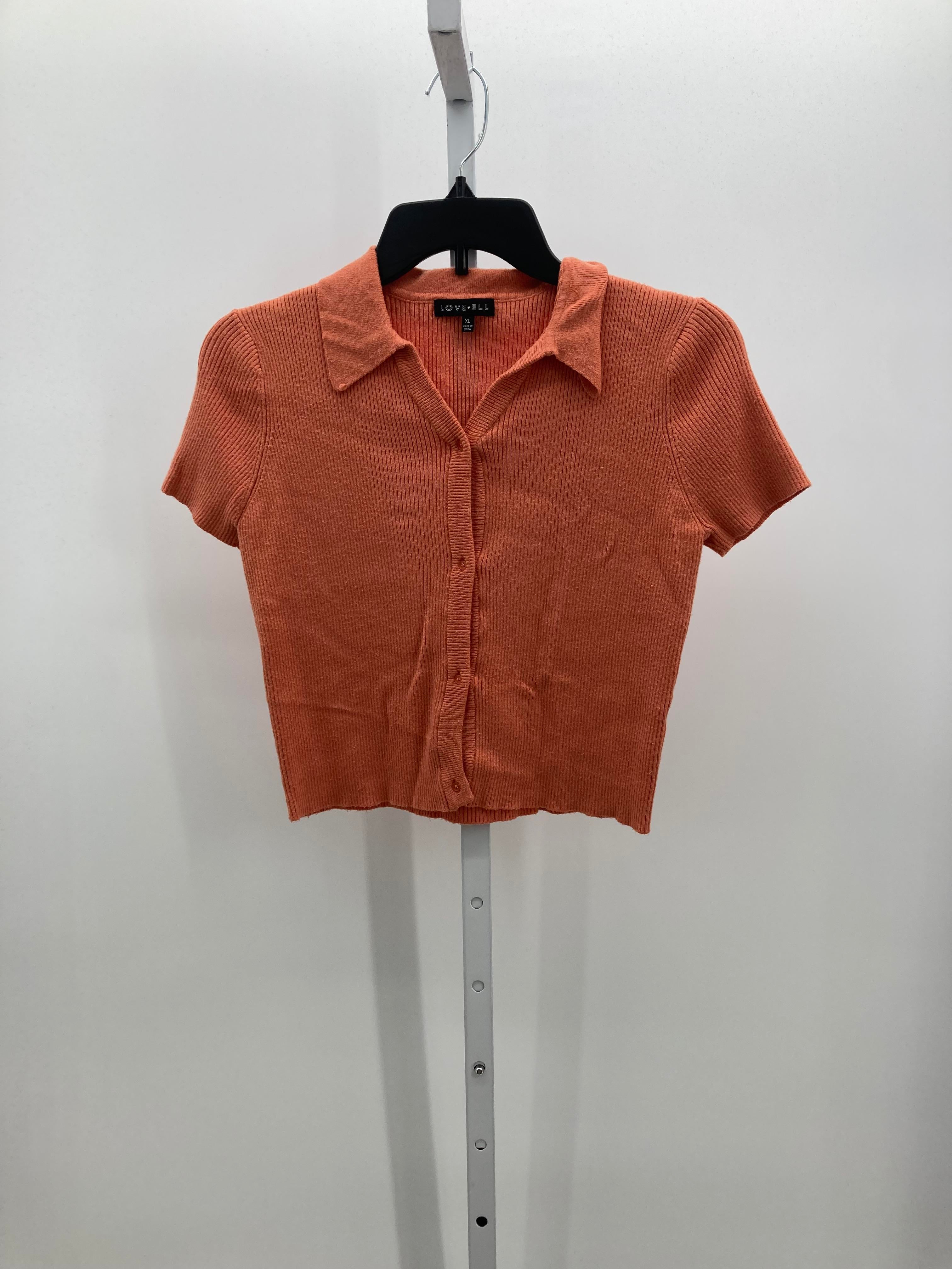 Size Extra Large Juniors Short Sleeve Sweater