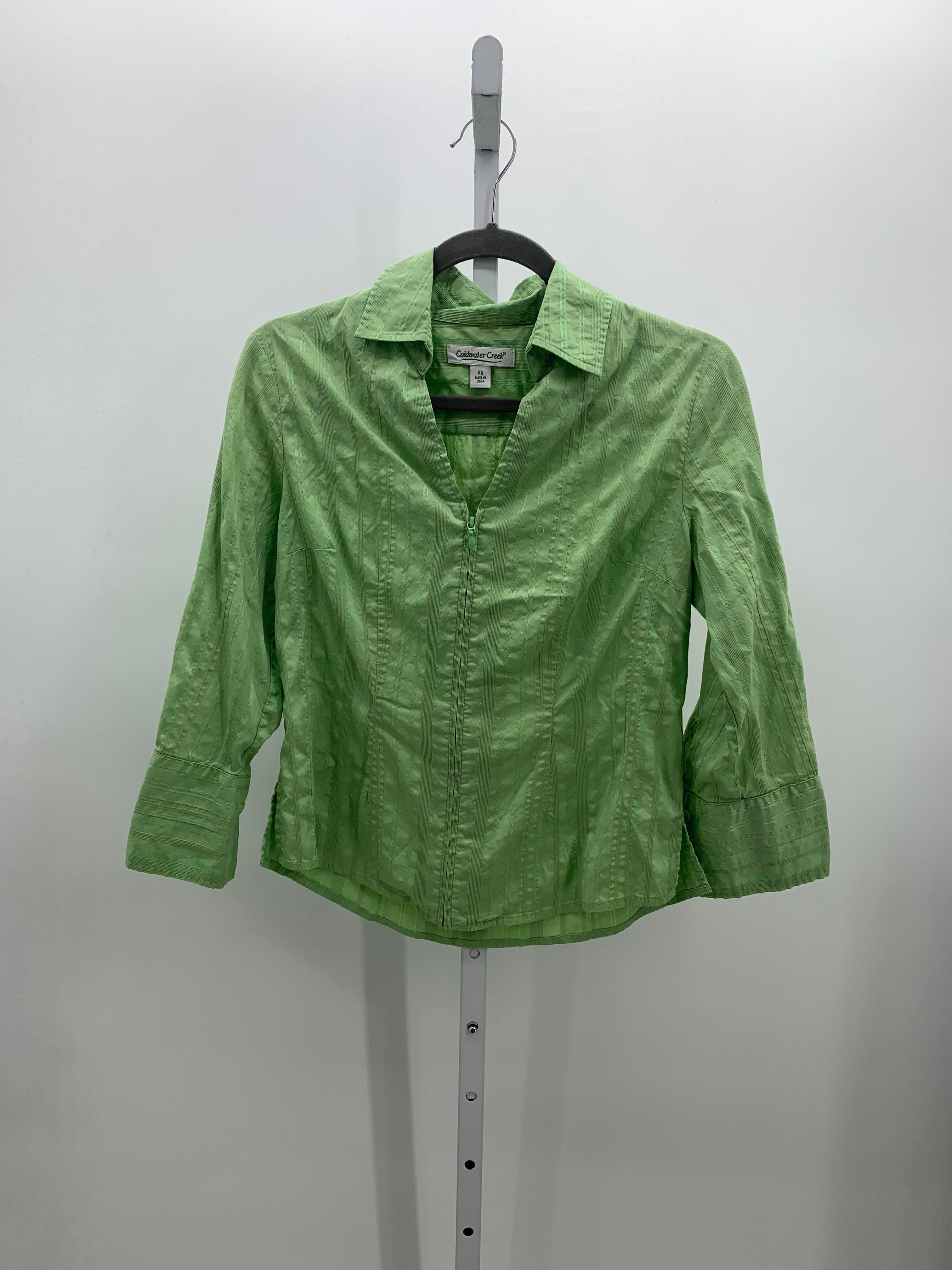Coldwater Creek Size Small Petite Petite 3/4 Sleeve Shirt
