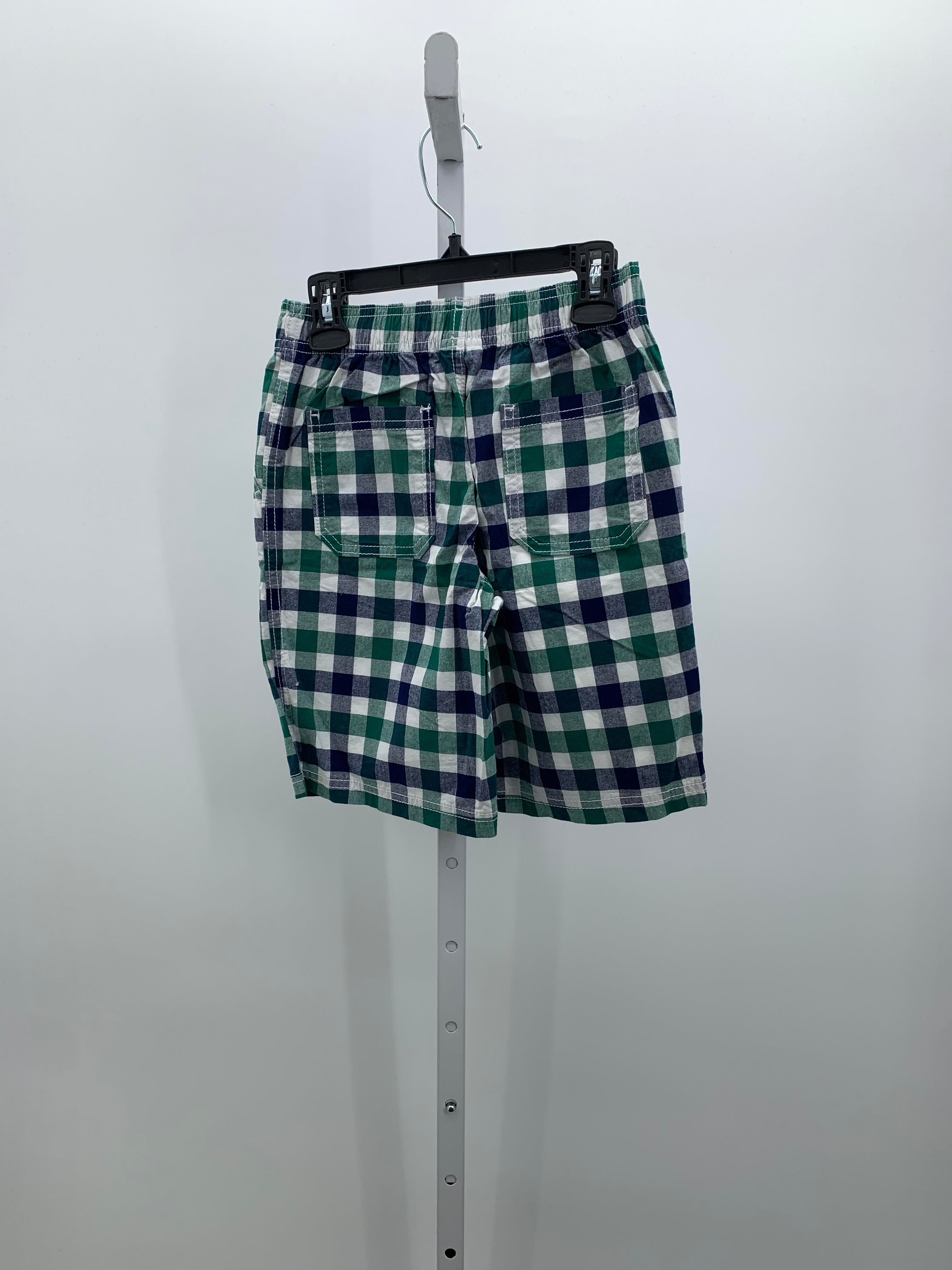 GREEN WHITE PLAID