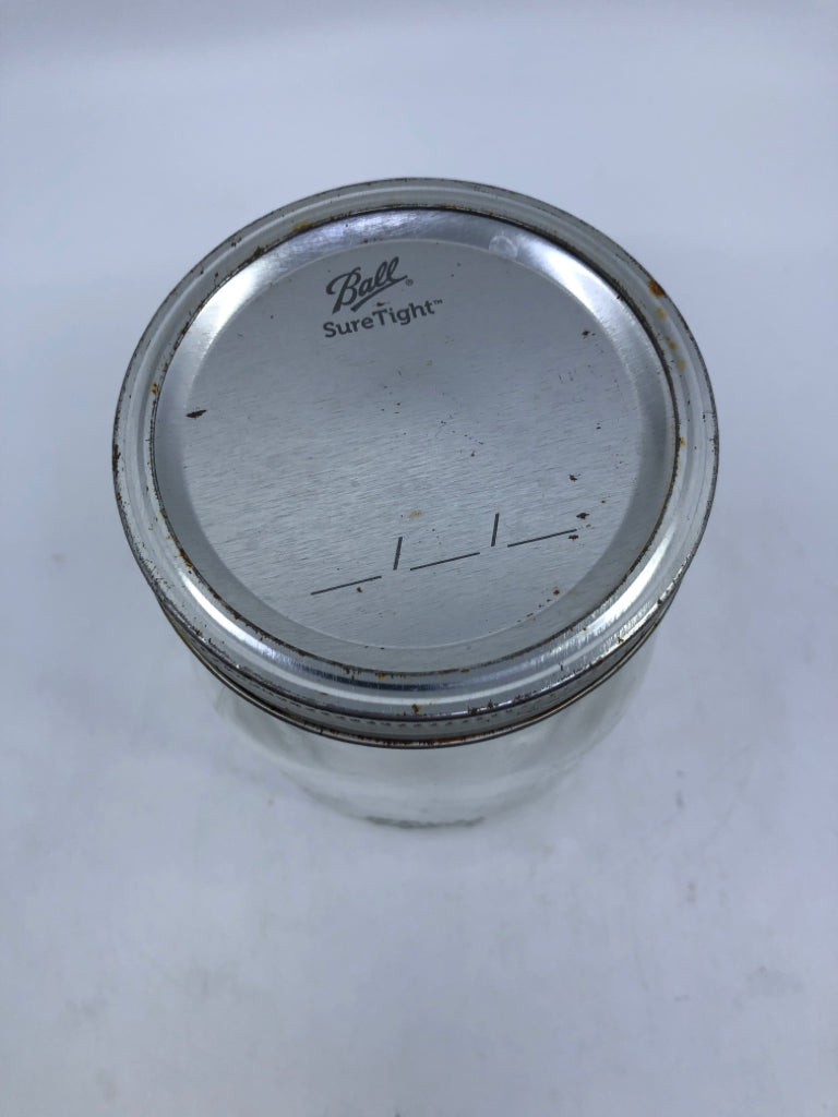 BALL JAR W/LID.