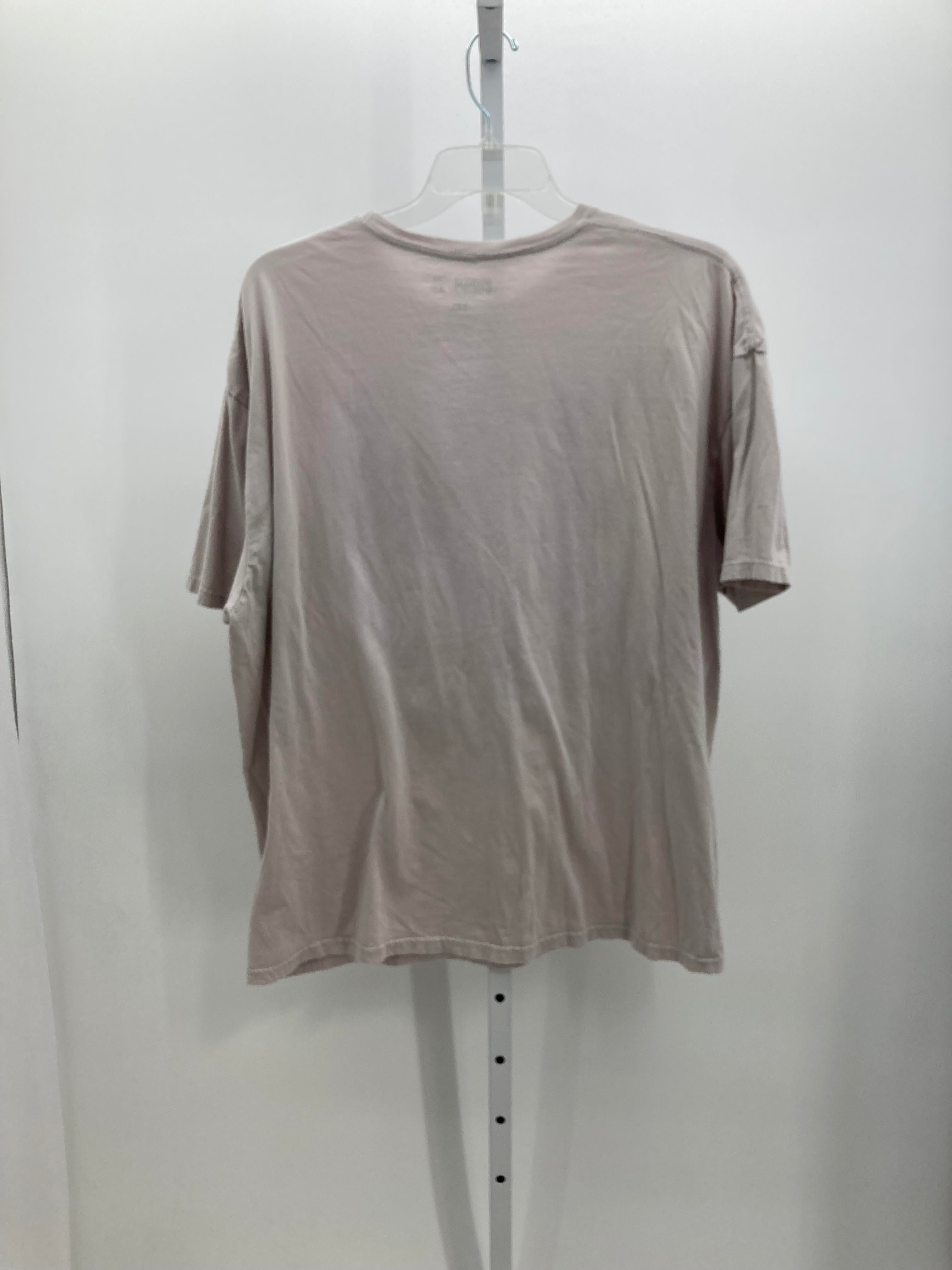 SHORT SLV SHIRT GRAPHIC KNIT