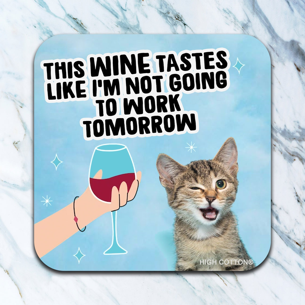 This Wine Tastes Coaster - Each