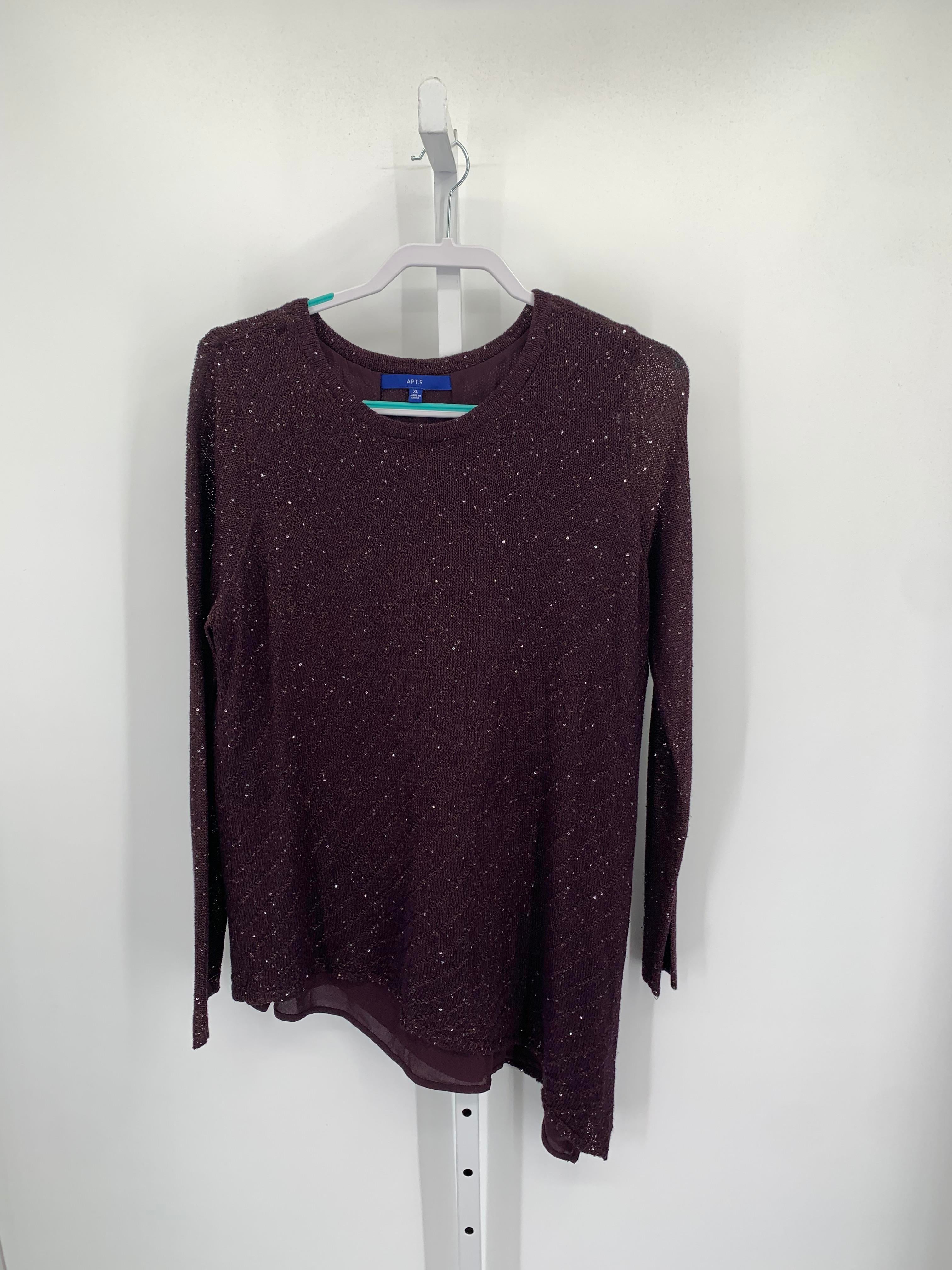 Apt. 9 Size Extra Large Misses Long Slv Sweater