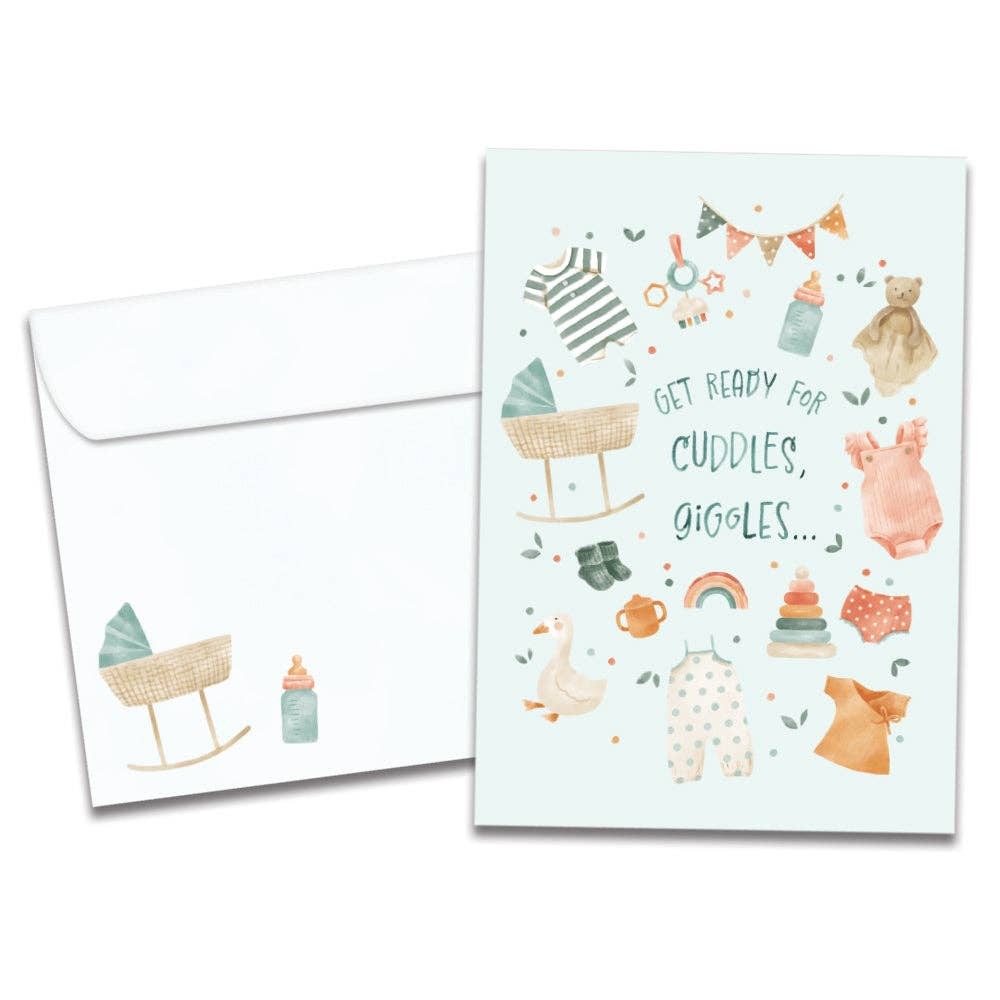 Cuddles and Giggles, New Baby Card