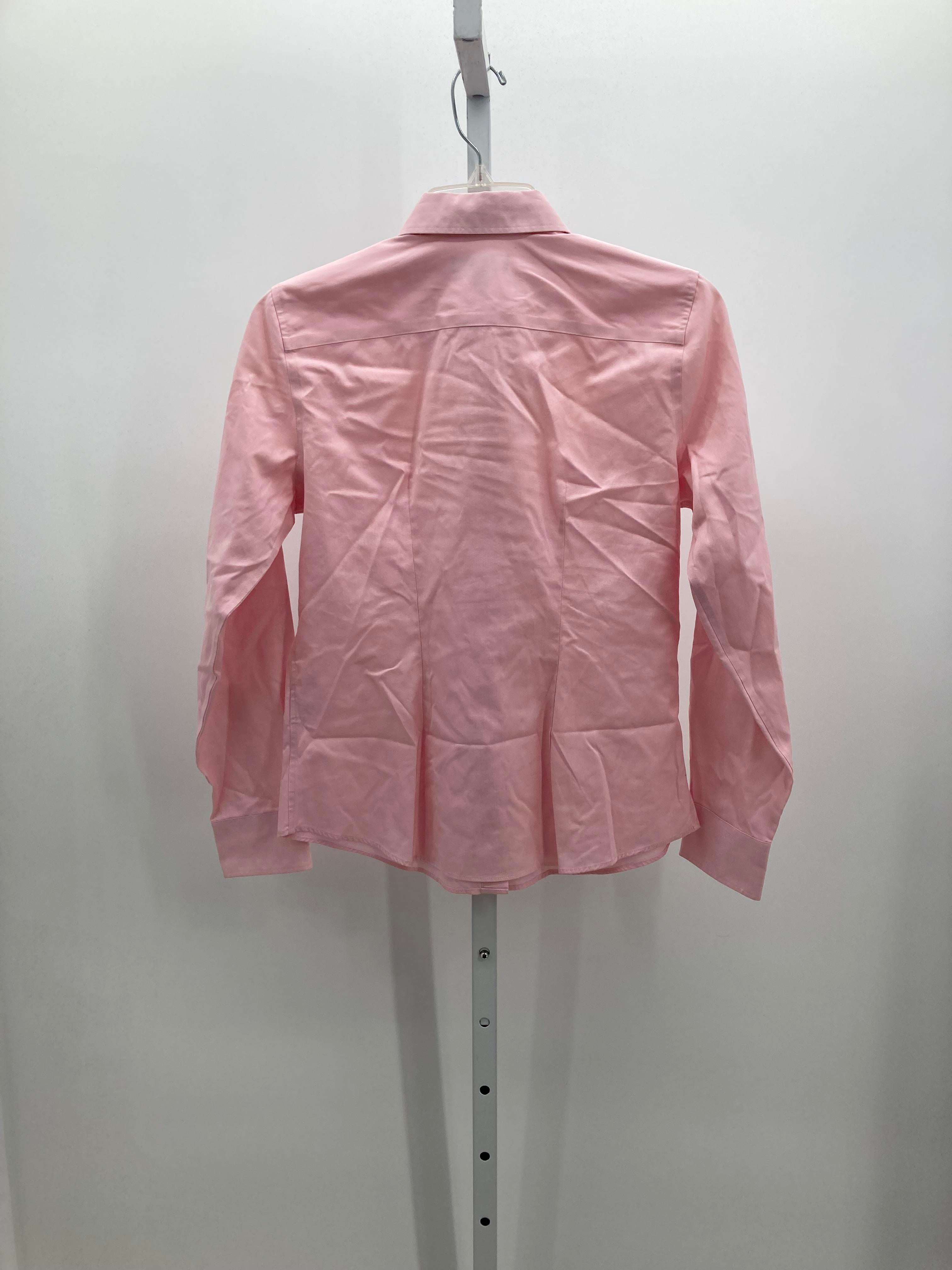 Lands End Size 4 Petite Petite Long Sleeve Shirt