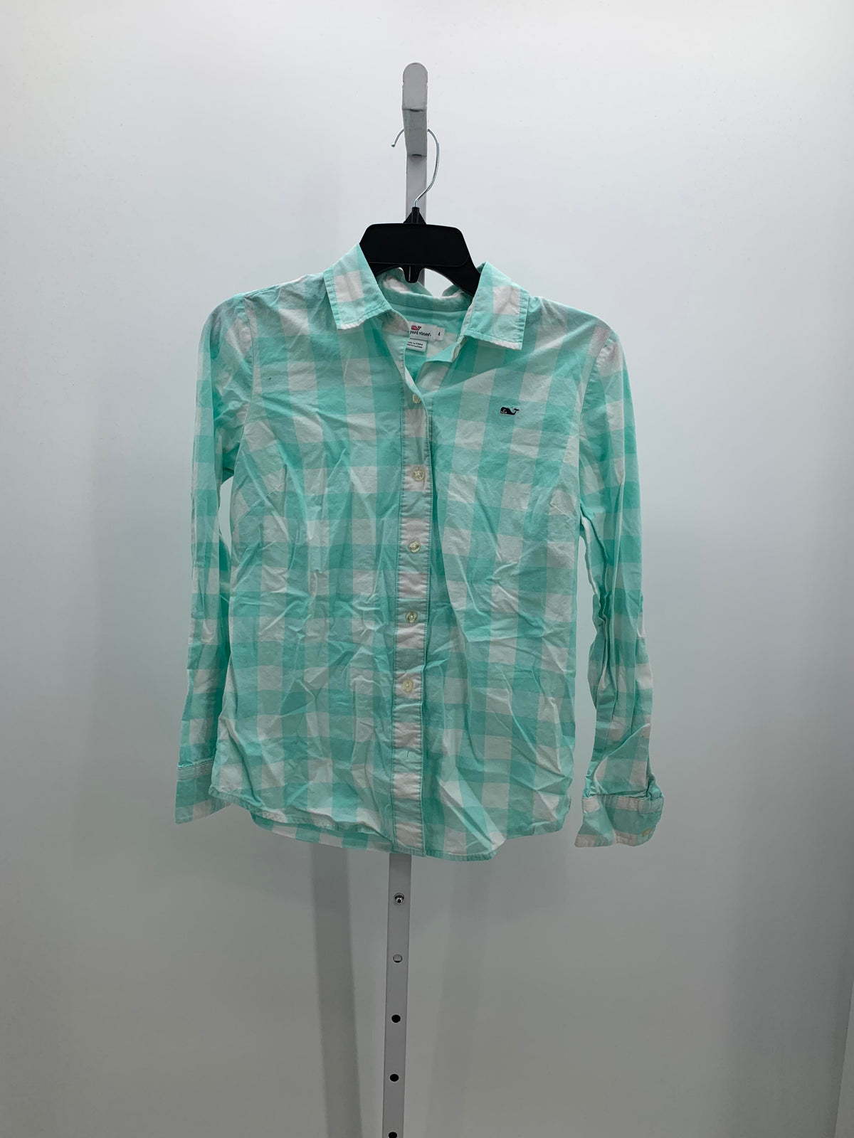 Vineyard Vines Size 4 Misses Long Sleeve Shirt