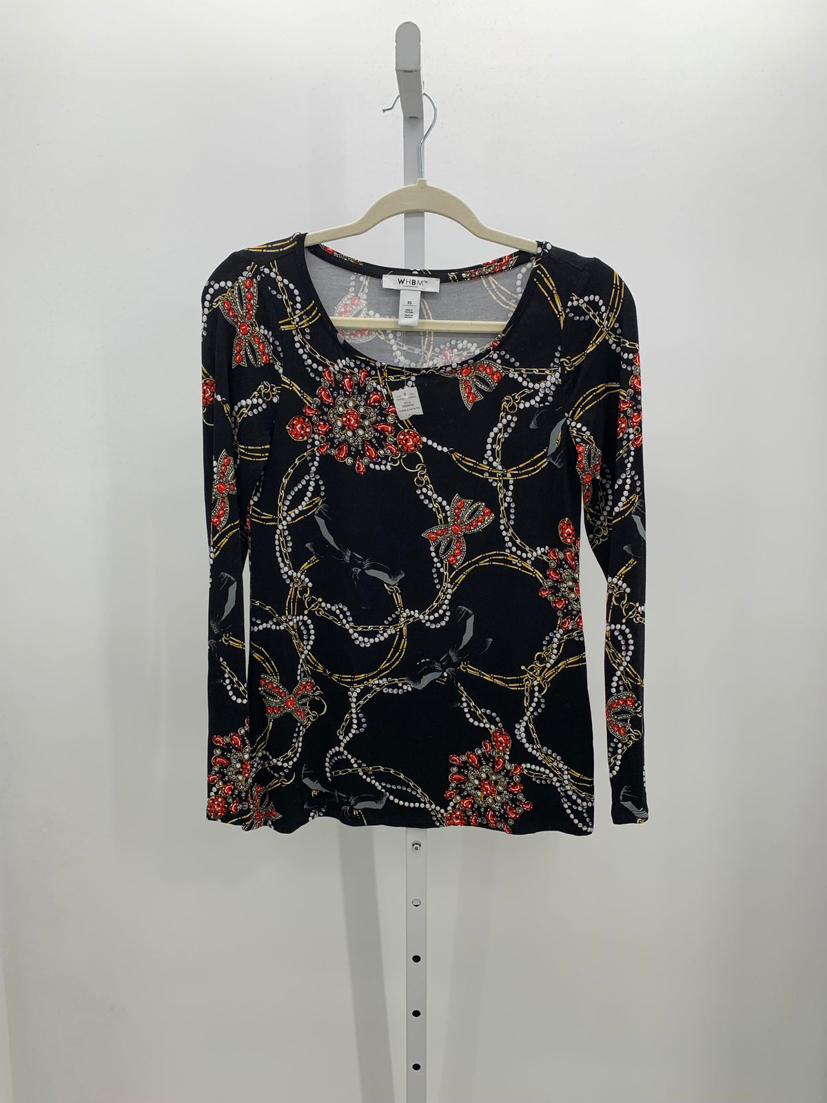 White House Black Size X Small Misses Long Sleeve Shirt